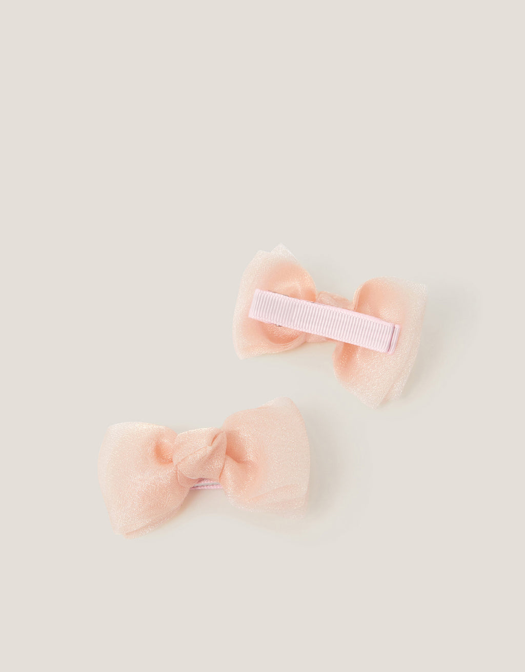 SET MASNI ZA KOSU - 2PK ORGANZA BOW CLIPS