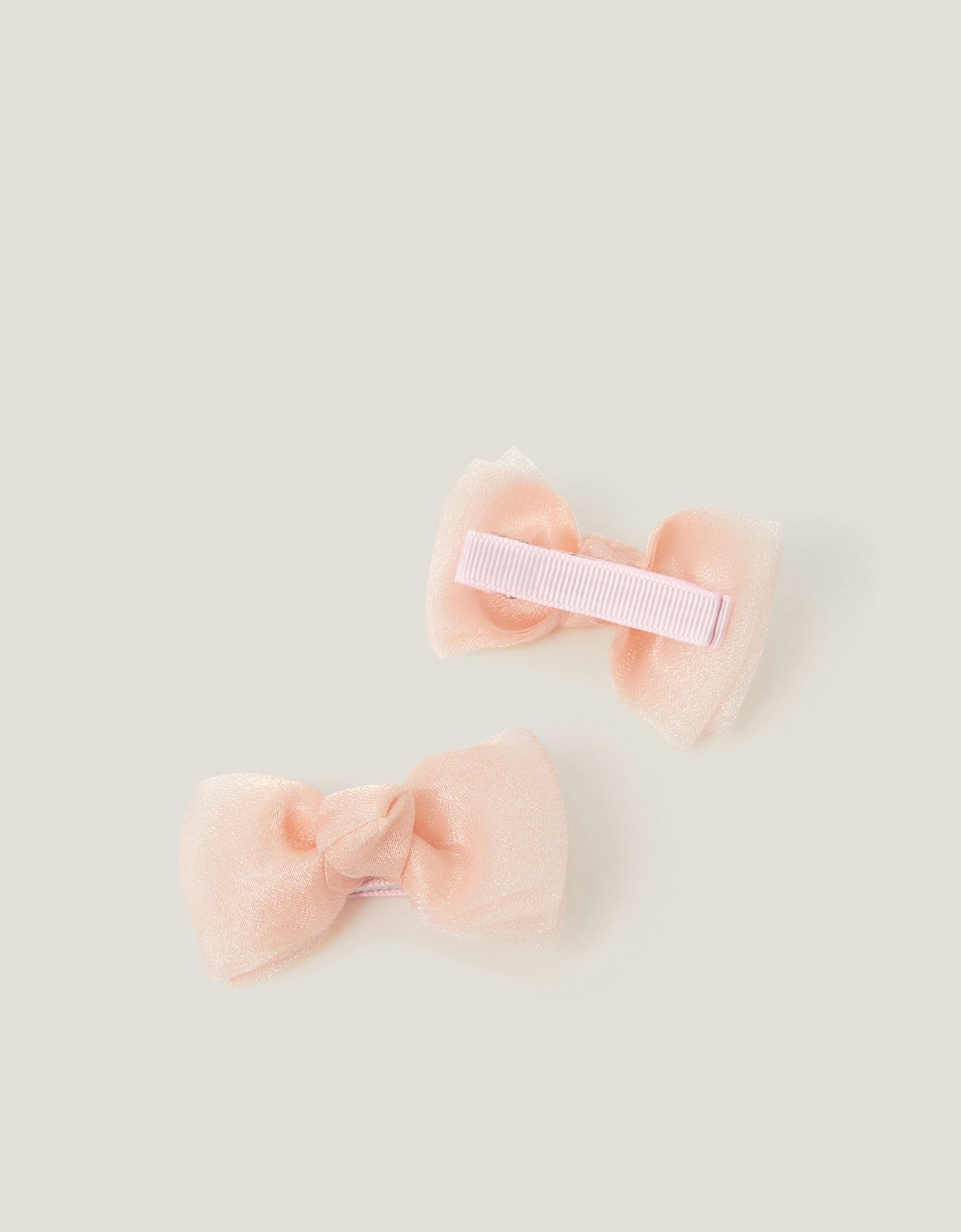 SET MASNI ZA KOSU - 2PK ORGANZA BOW CLIPS
