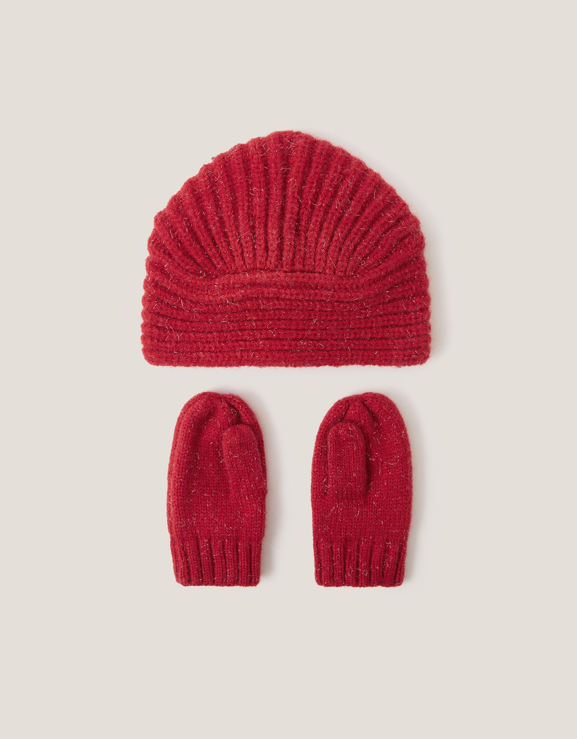 SET KAPA I RUKAVICE - BABY TURBAN BOW HAT W/ MI