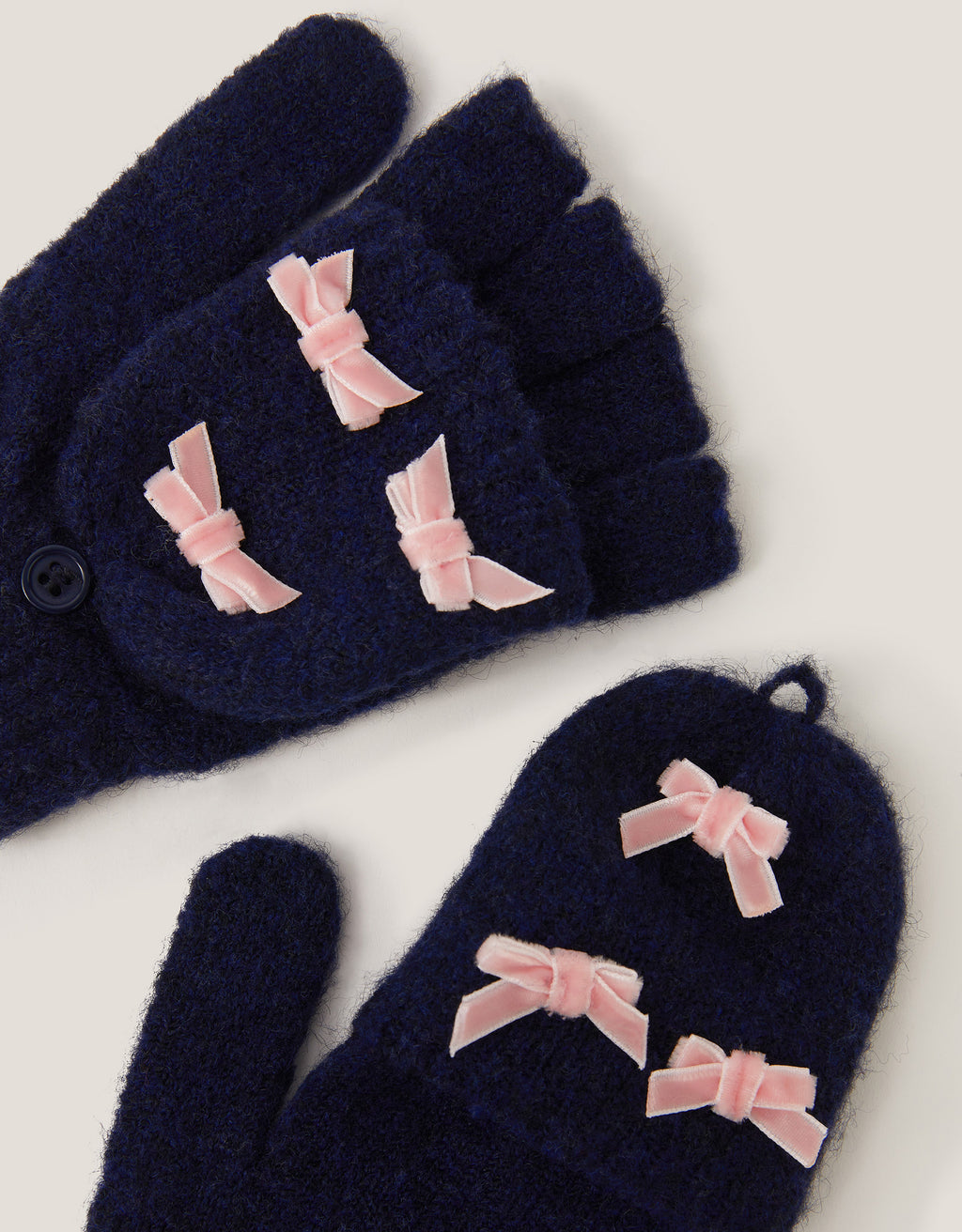 RUKAVICE - MULTI BOW POM GLOVES