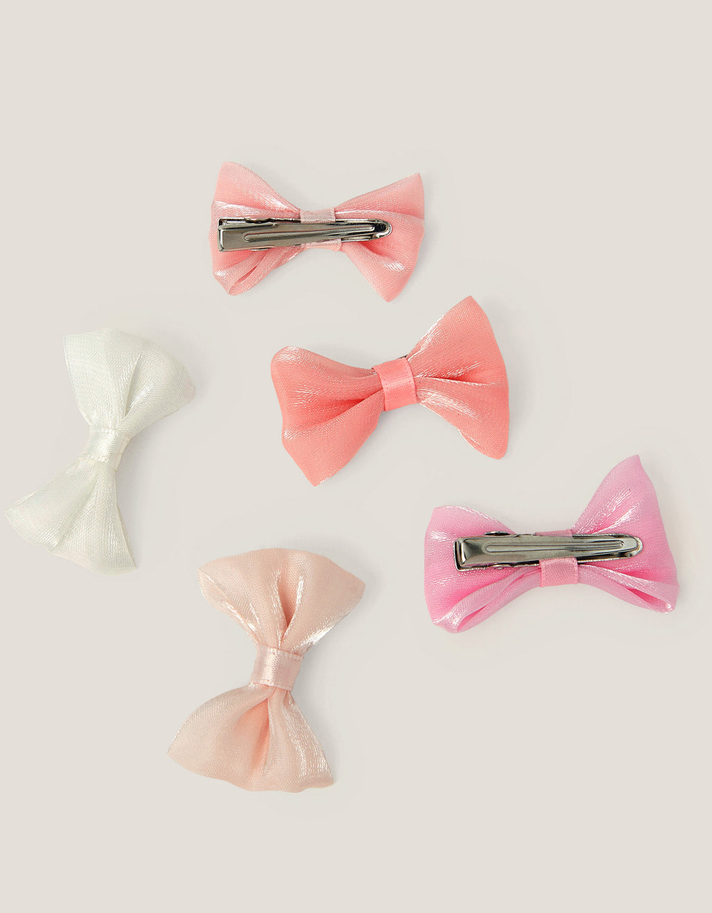 SET SNALA - 5PK PRETTY BOW CLIPS