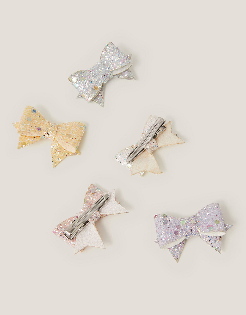 SET SNALA - 5PK DAZZLE BOW CLIPS