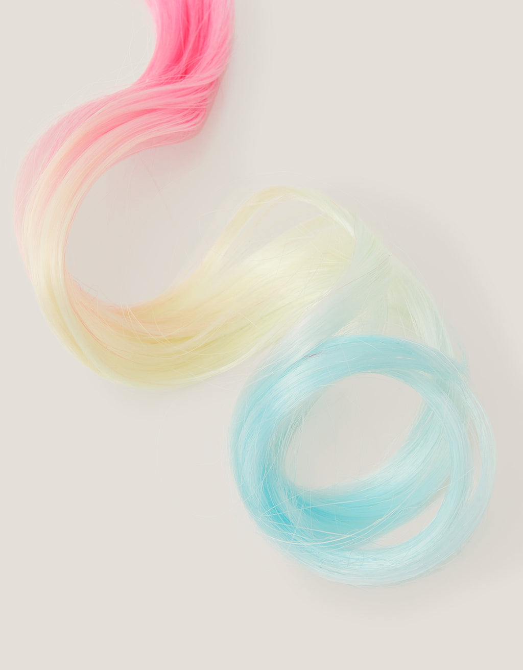 AKSESOAR ZA KOSU - RAINBOW UNICORN FAUX HAIR