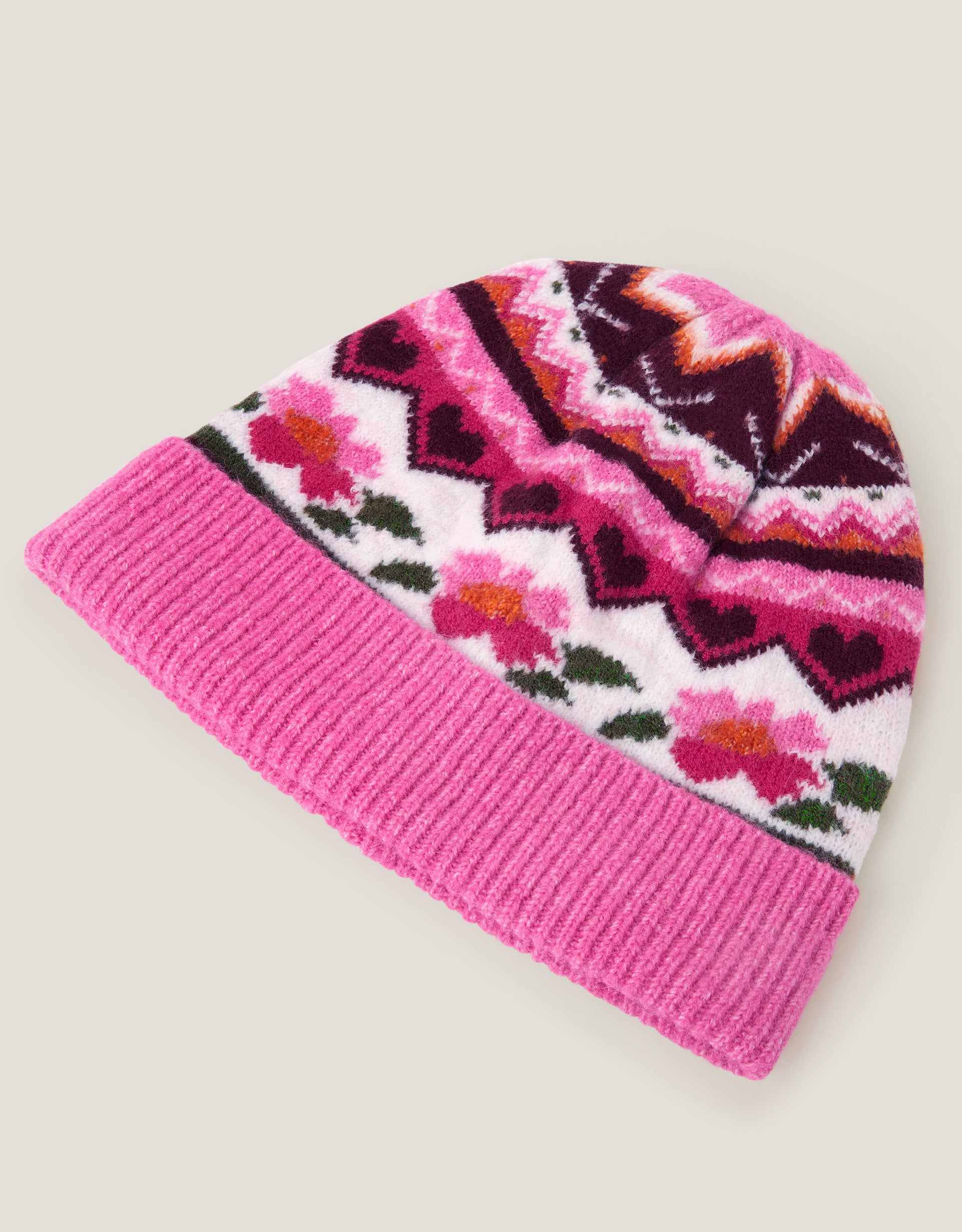 KAPA - ROSE INTARSIA HAT