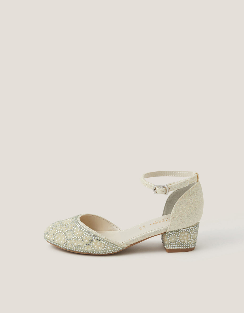 CIPELE - IVORY SPARKLE 2 PART HEEL