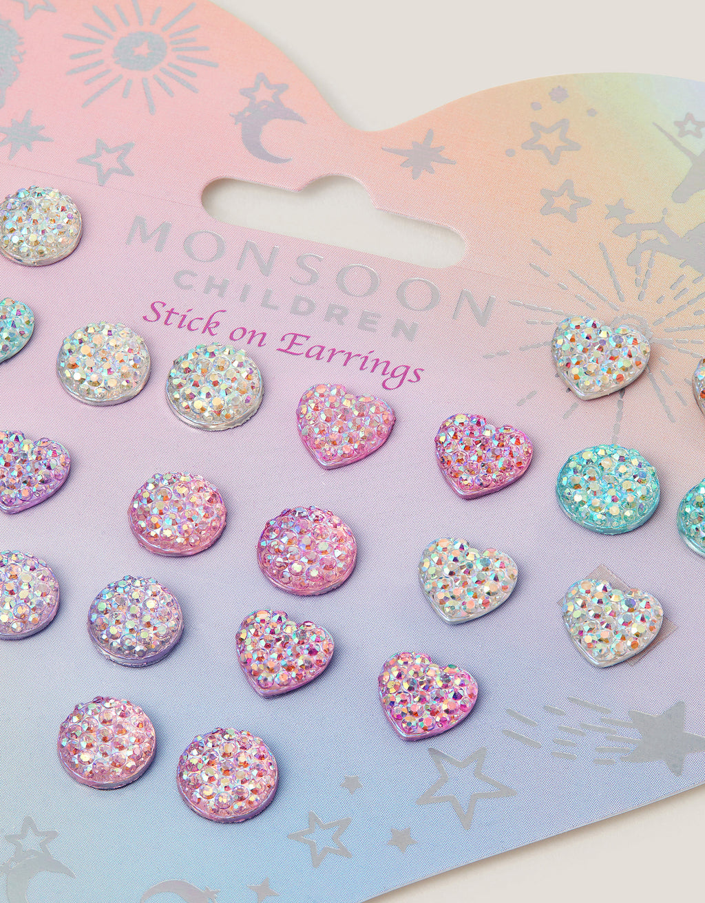 SET MINDJUSA - DISCO STICK ON EARRINGS