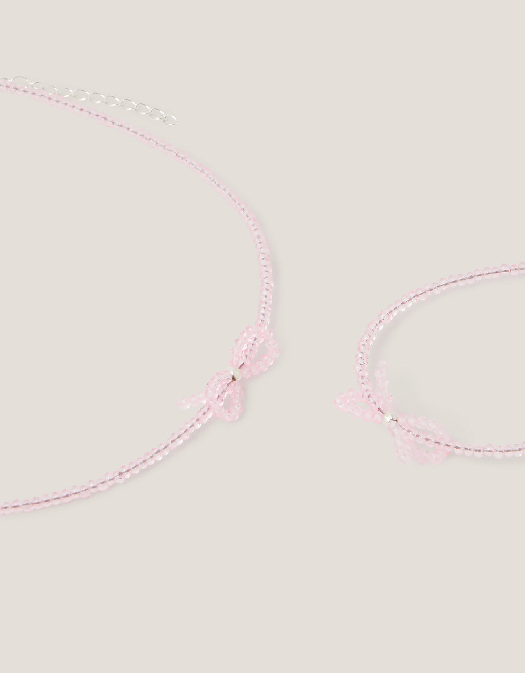 SET NAKITA - BOW BEADED JEWELLERY SET