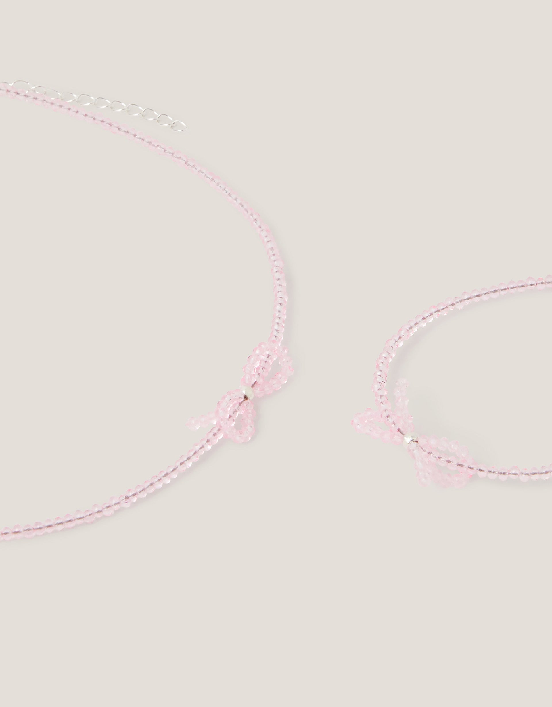 SET NAKITA - BOW BEADED JEWELLERY SET