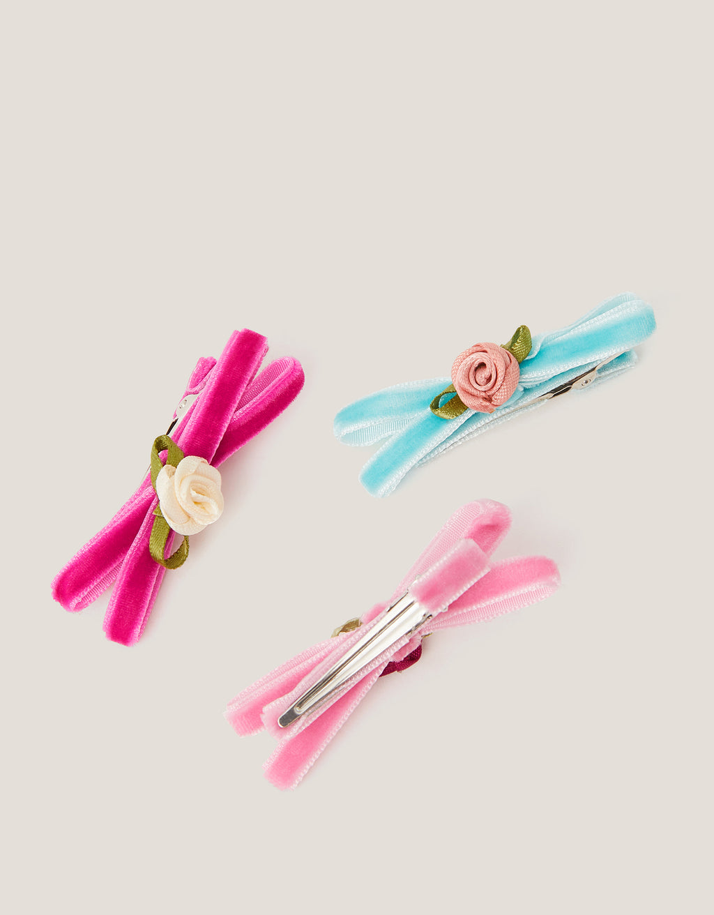 SET SNALA - 3PK ROSIE BOW CLIPS