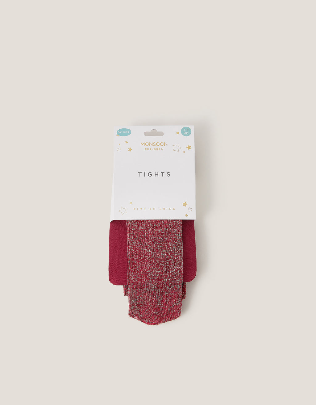 HULAHOPKE - GIRLS CHERRY LUREX TIGHT