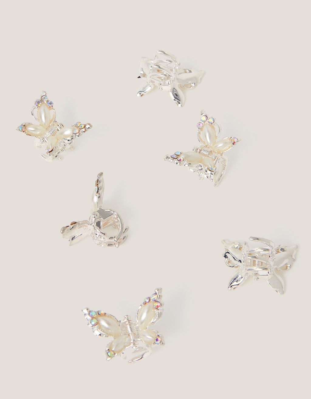 SET ŠNALA ZA KOSU - BMAID 6 PK BFLY CLAW CLIP