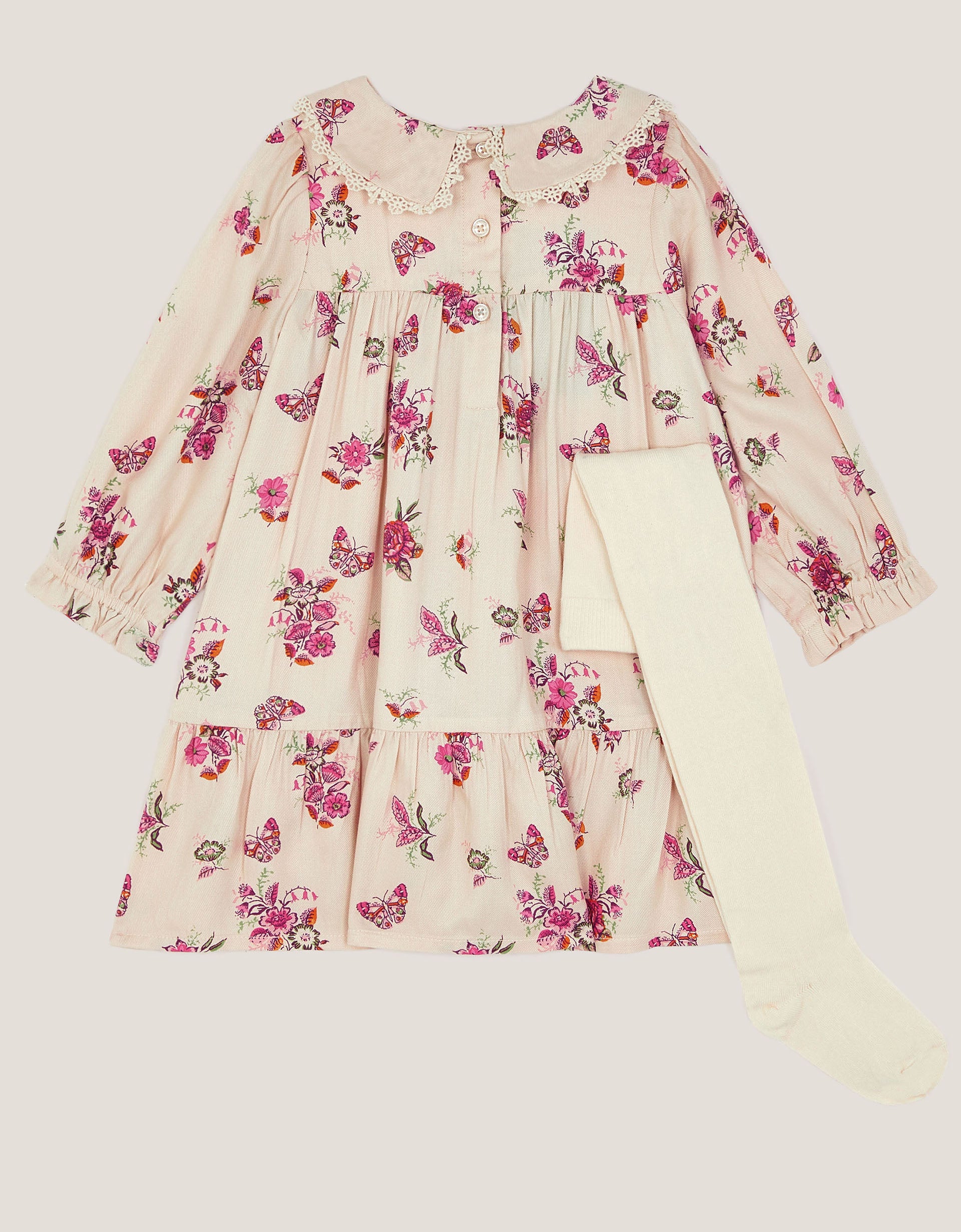 HALJINA - BUTTERFLY VISCOSE DRESS