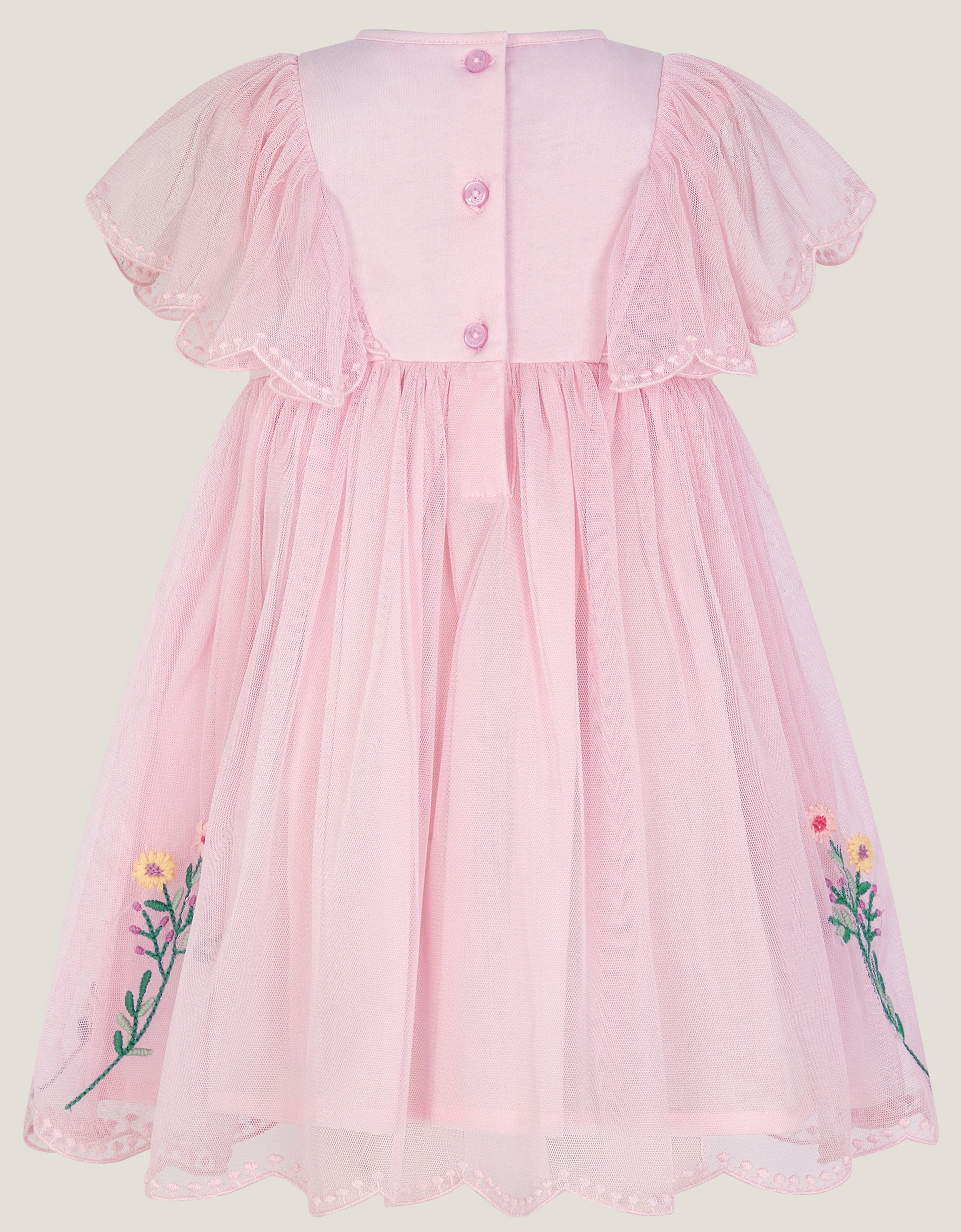 HALJINA - BB EMB JERSEY MESH DRESS