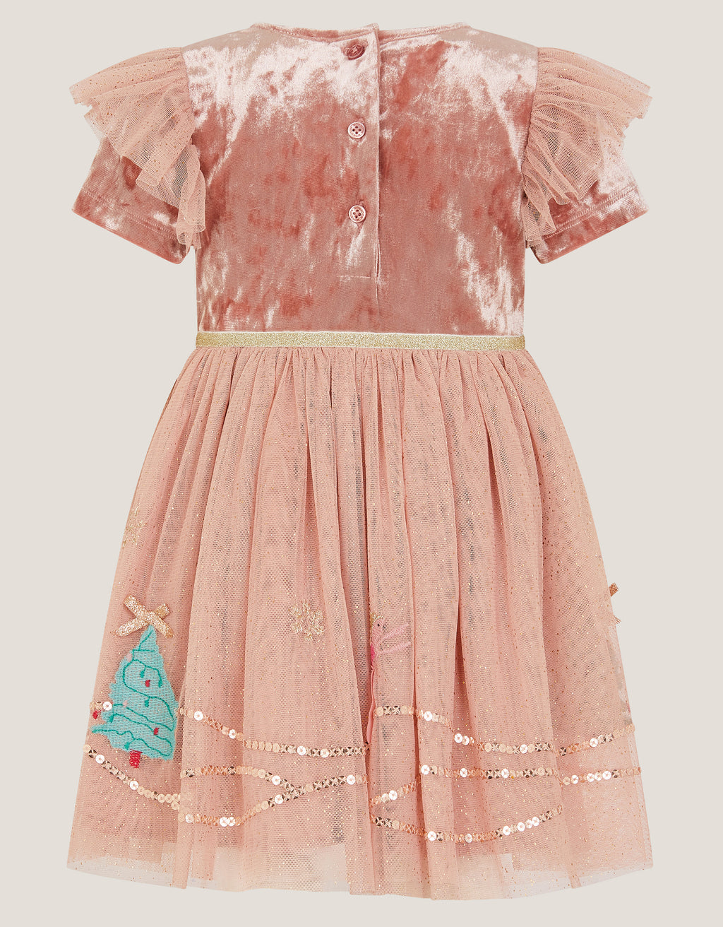 HALJINA - BBY XMAS SCNE DISCO DRESS