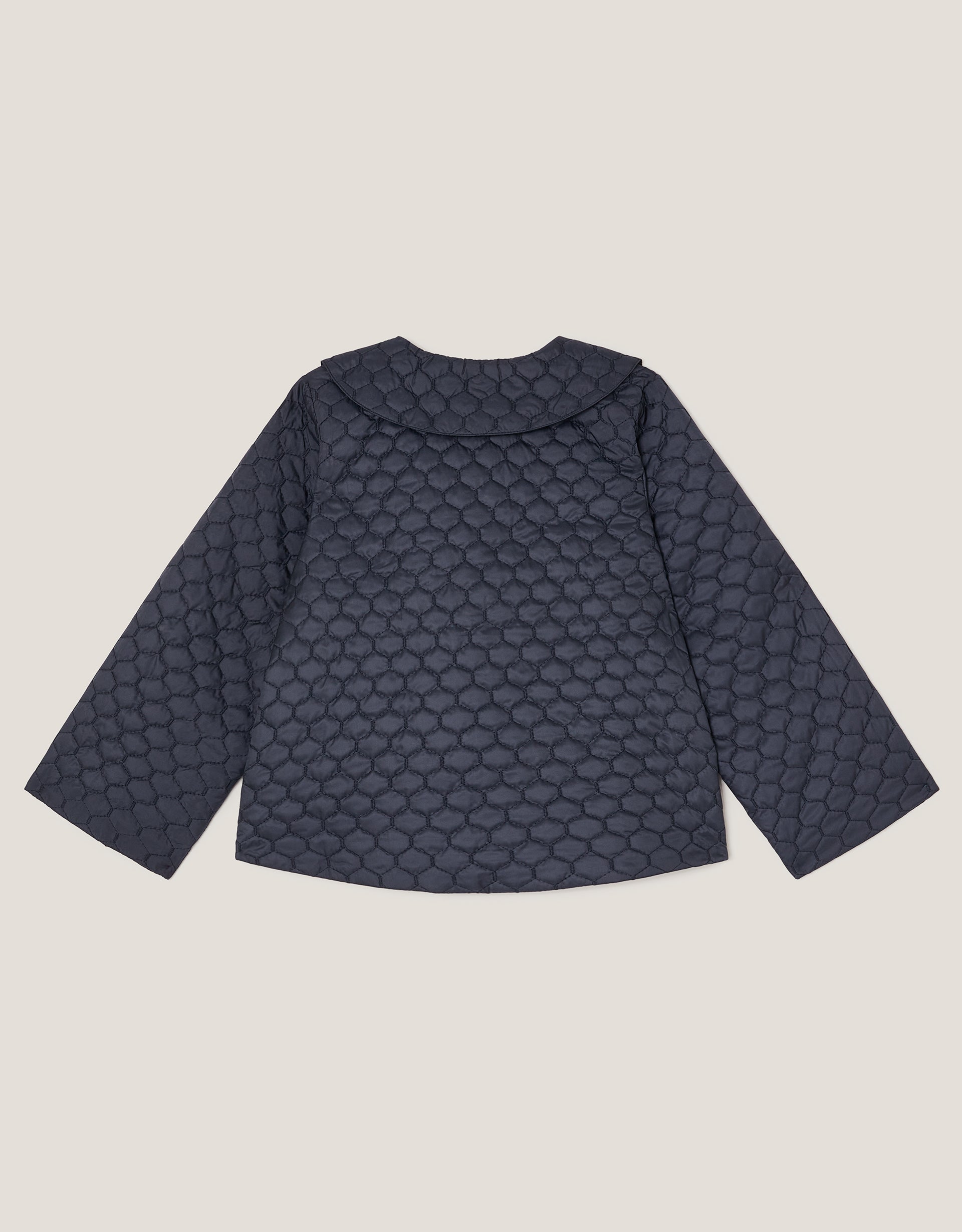 JAKNA - QUILTED EMB BOW JACKET