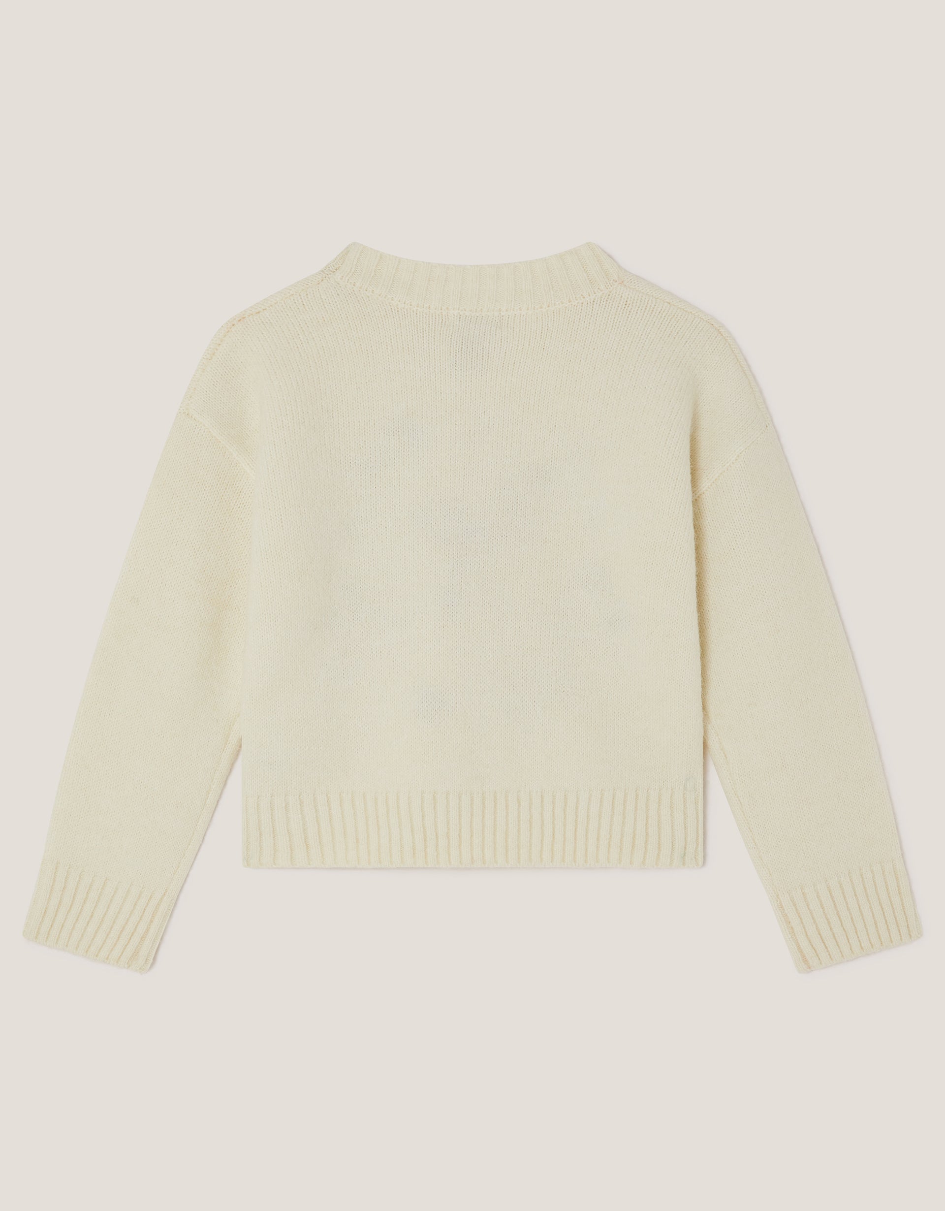 DZEMPER - CHUNKY FLORAL EMB KNIT JU