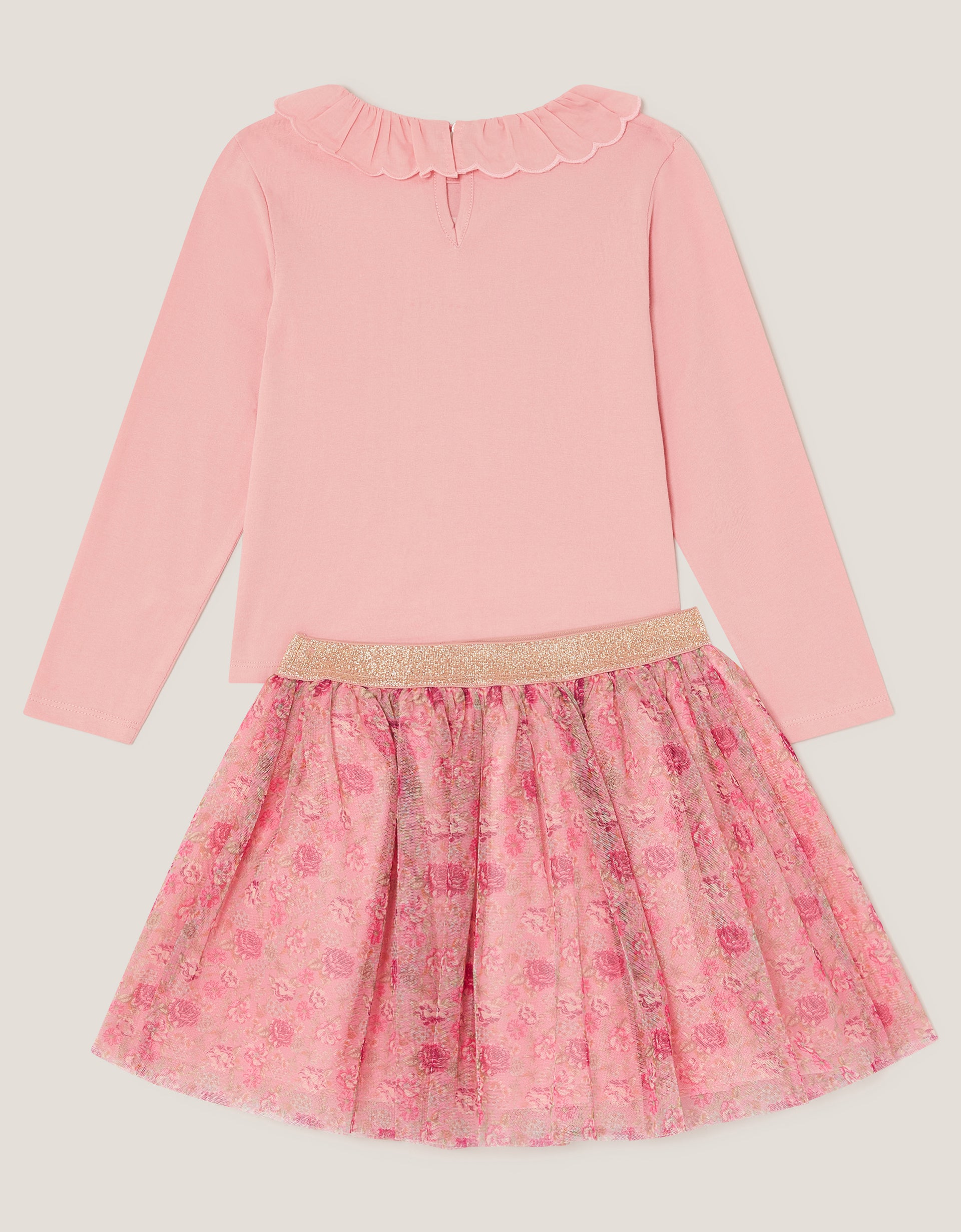 SET - UNICORN TOP MESH SKIRT SE
