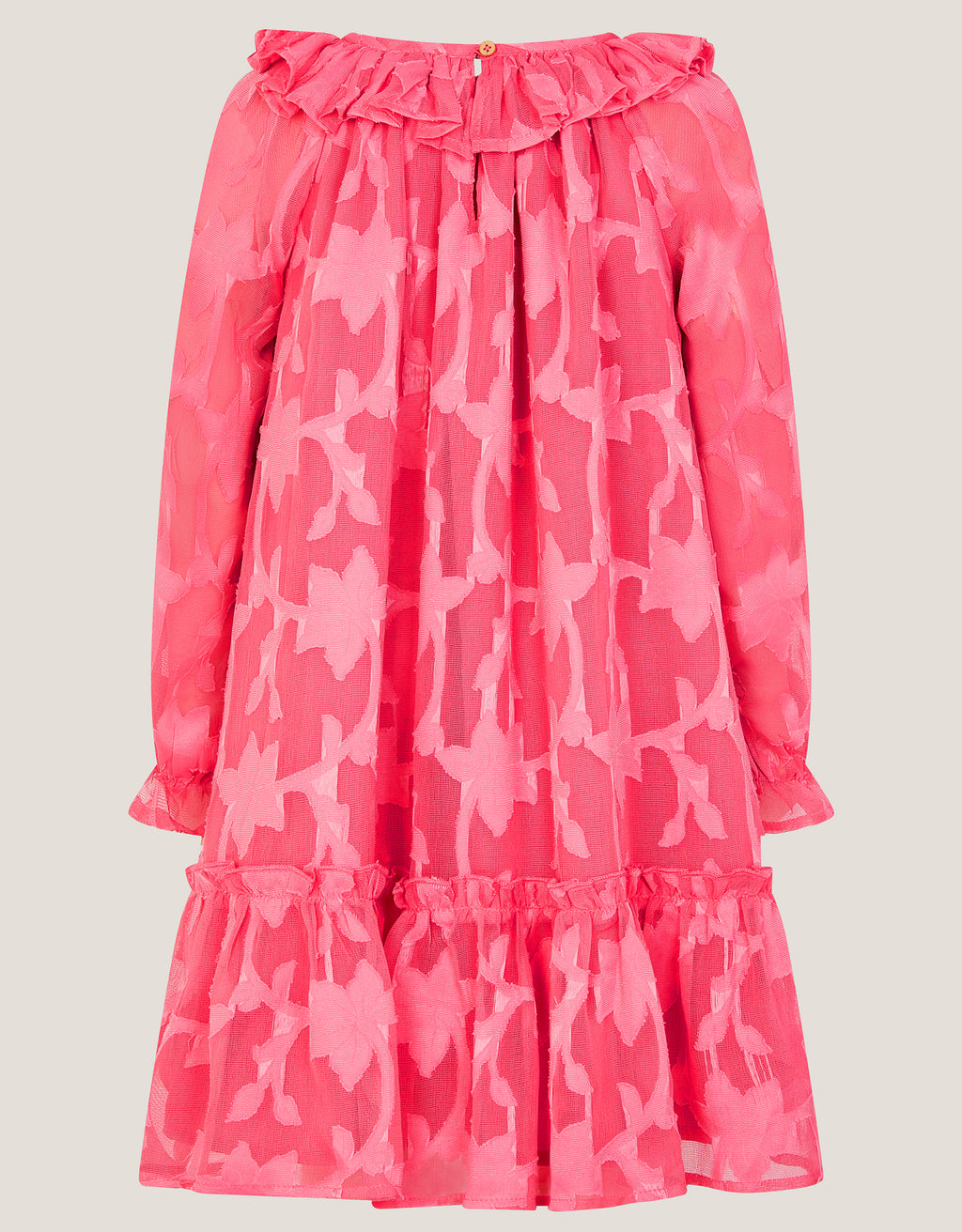 HALJINA - LS RASPBERRY BURNOUT DRES