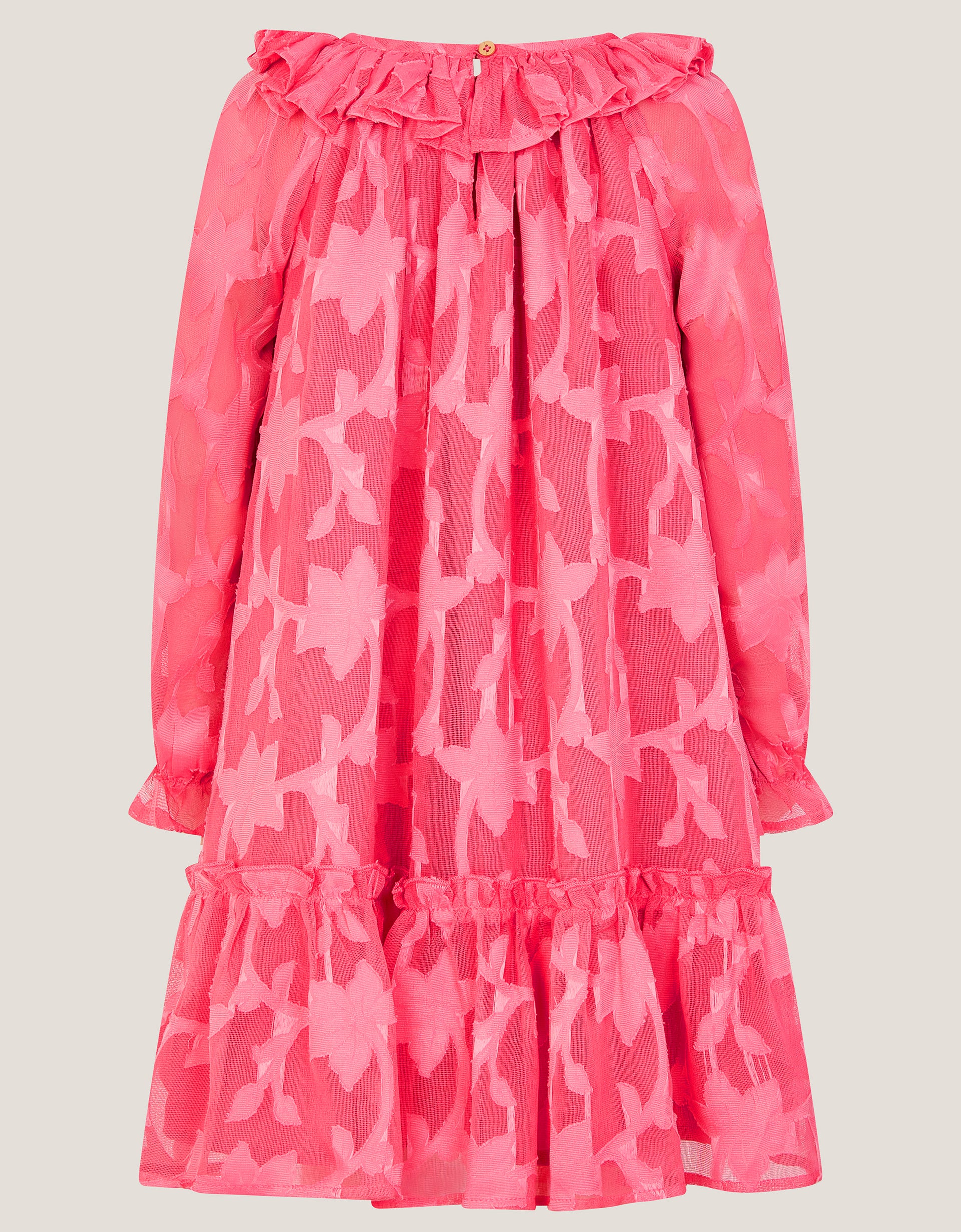 HALJINA - LS RASPBERRY BURNOUT DRES