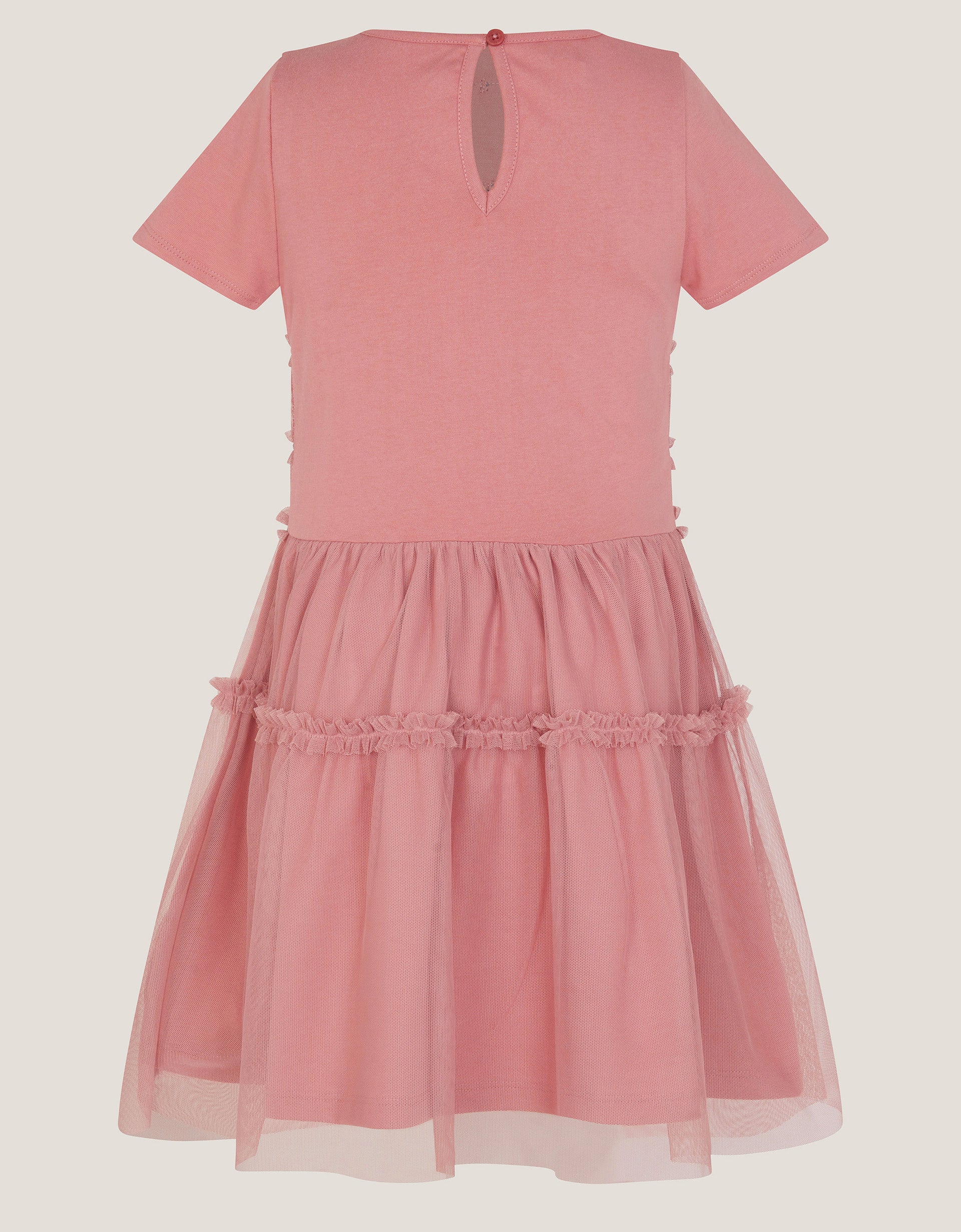 HALJINA - BUTTERFLY JSY MESH DRESS