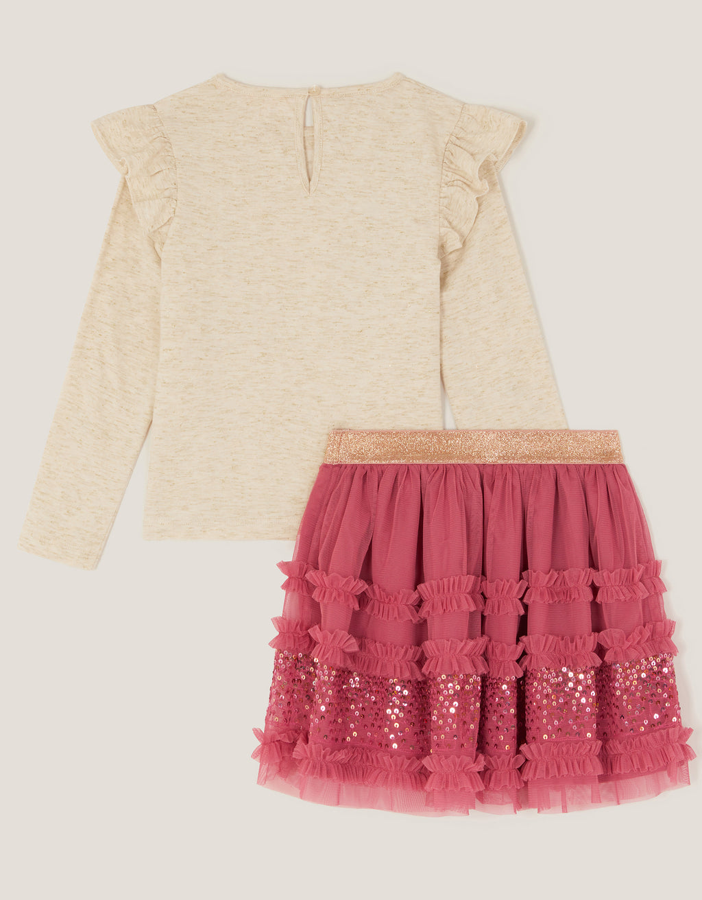 SET - BUTTERFLY TOP AND SKIRT