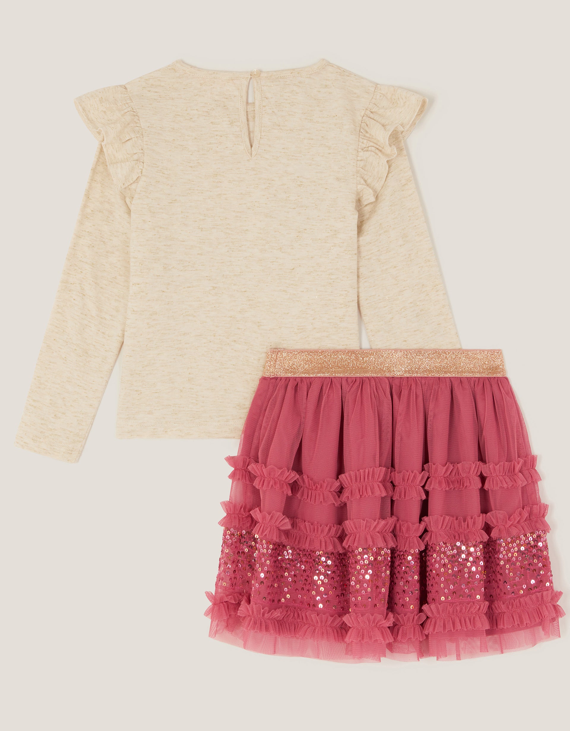 SET - BUTTERFLY TOP AND SKIRT