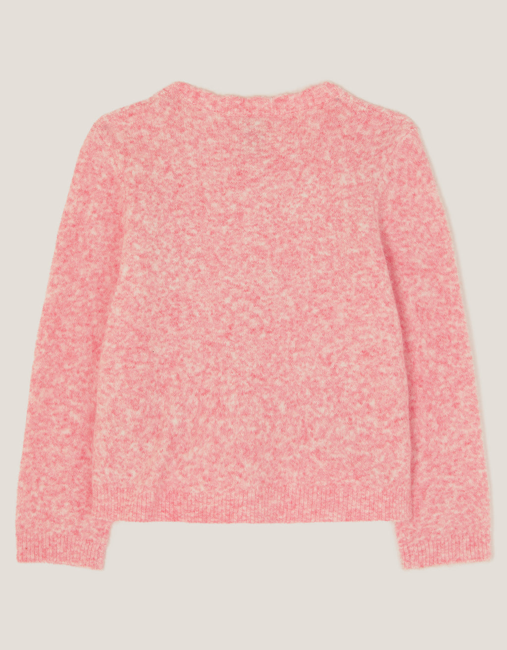 KARDIGAN - PINK HOTFIX BOW KNT CARDI