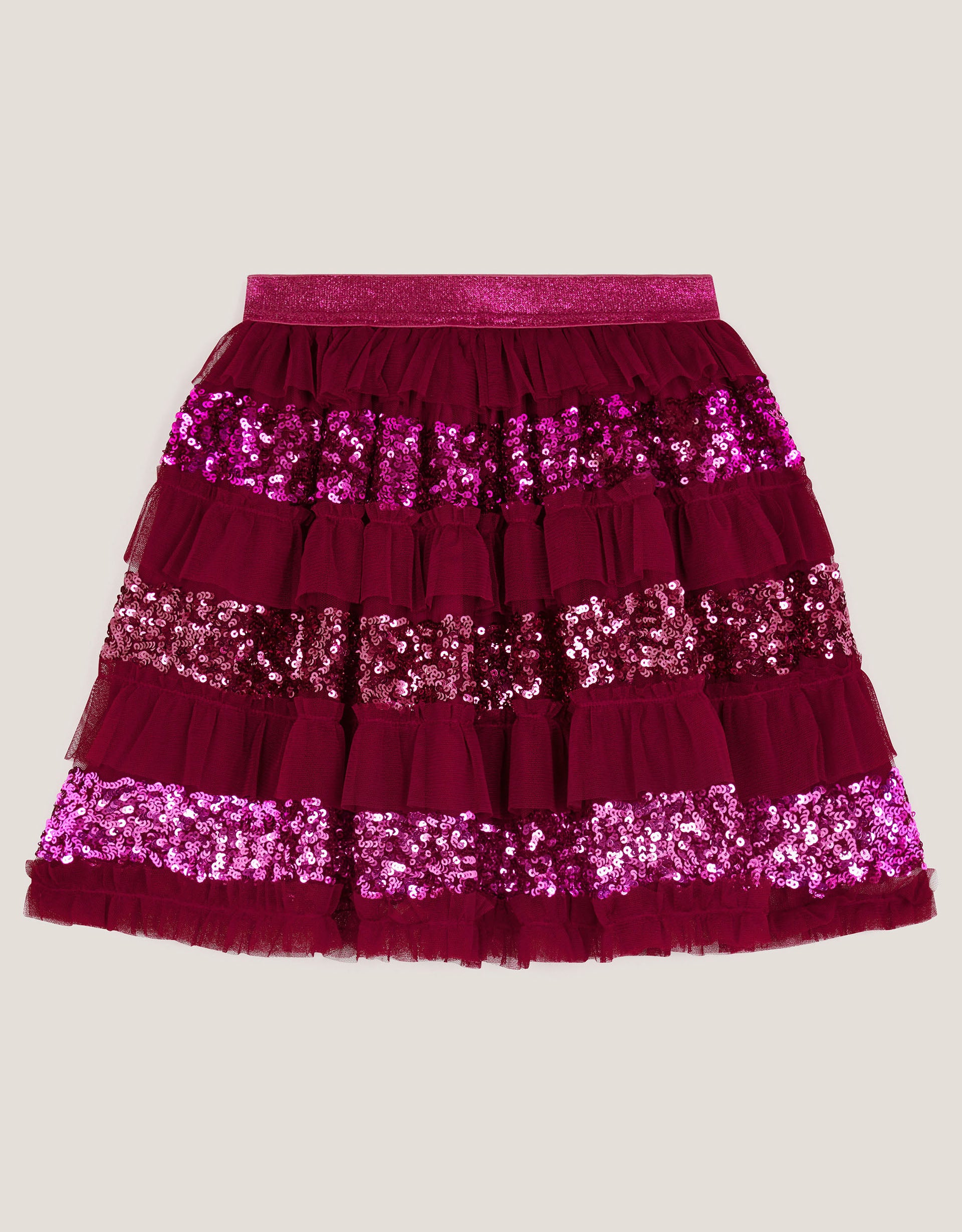 SUKNJA - SEQUIN RUFFLE DISCO SKIRT