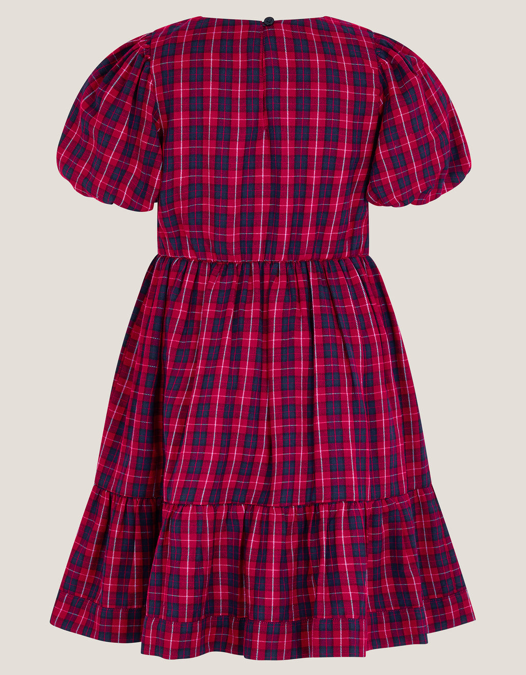 HALJINA - SEQUIN EMB TARTAN DRESS
