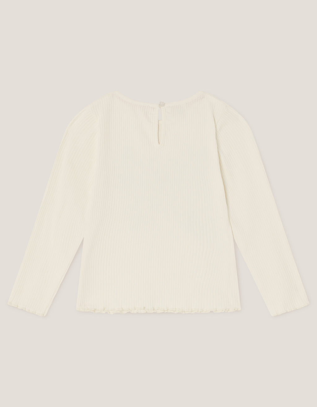 MAJICA - BUTTERFLY EMB RIBBED TOP