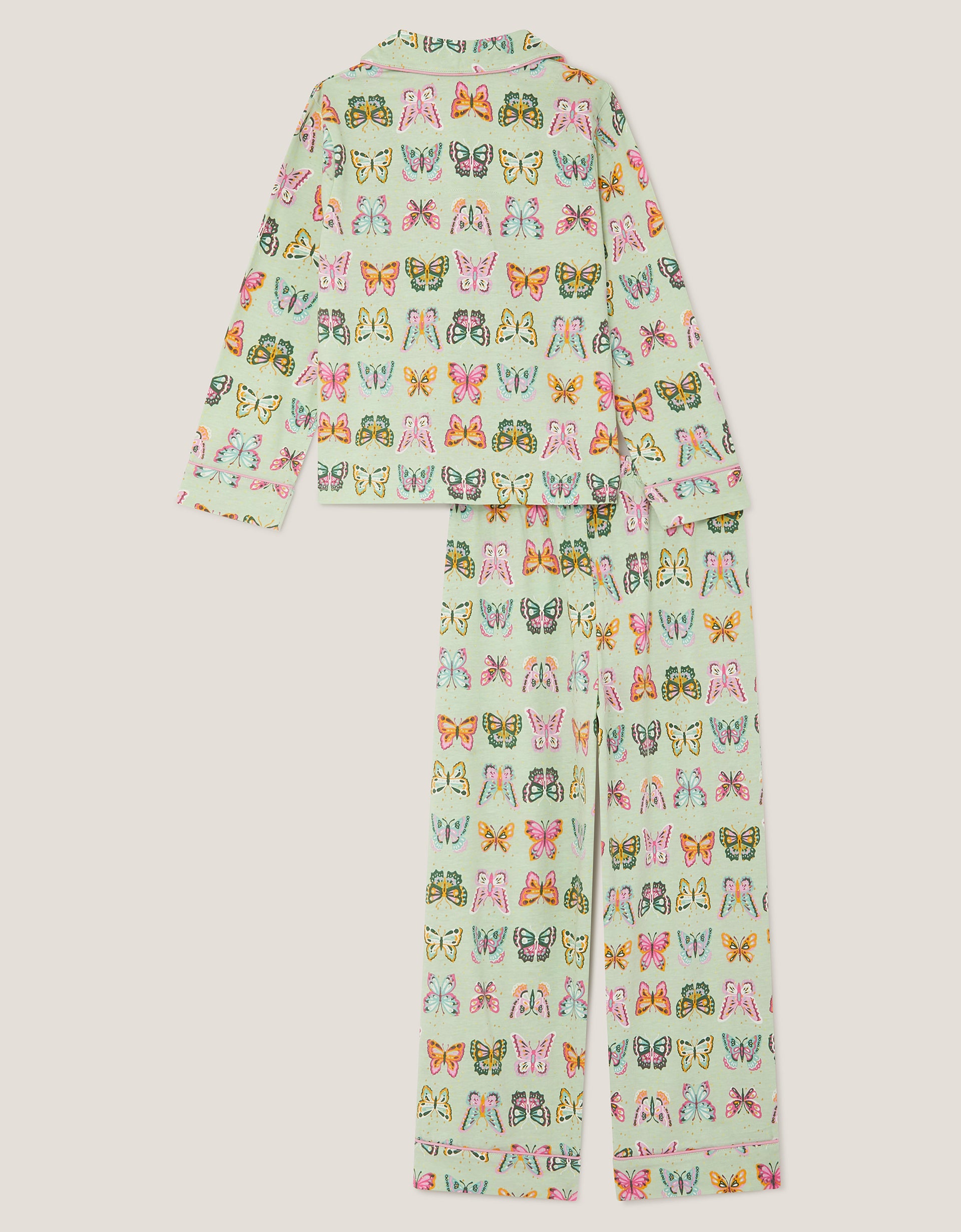 PIDZAMA - JERSEY BUTTERFLY AOP PJ