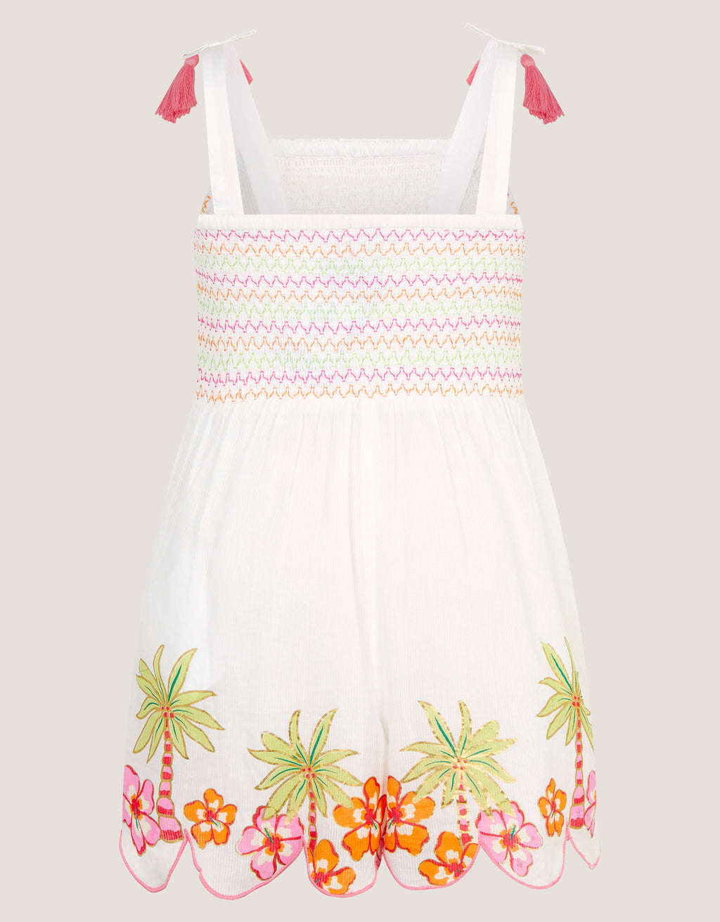 KOMBINEZON - PALM EMB PLAYSUIT