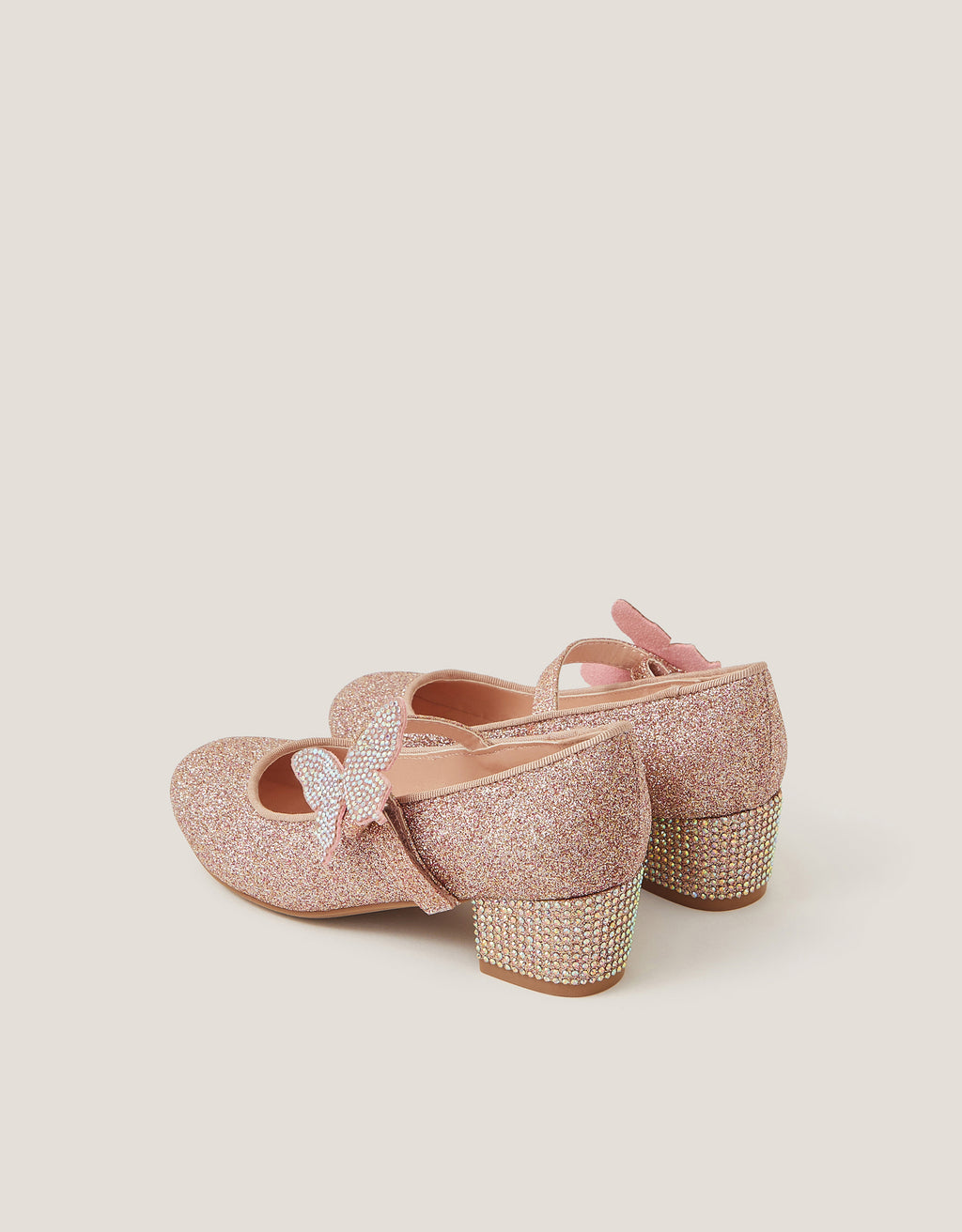 CIPELE - GLITTER SPARKLE BFLY HEEL