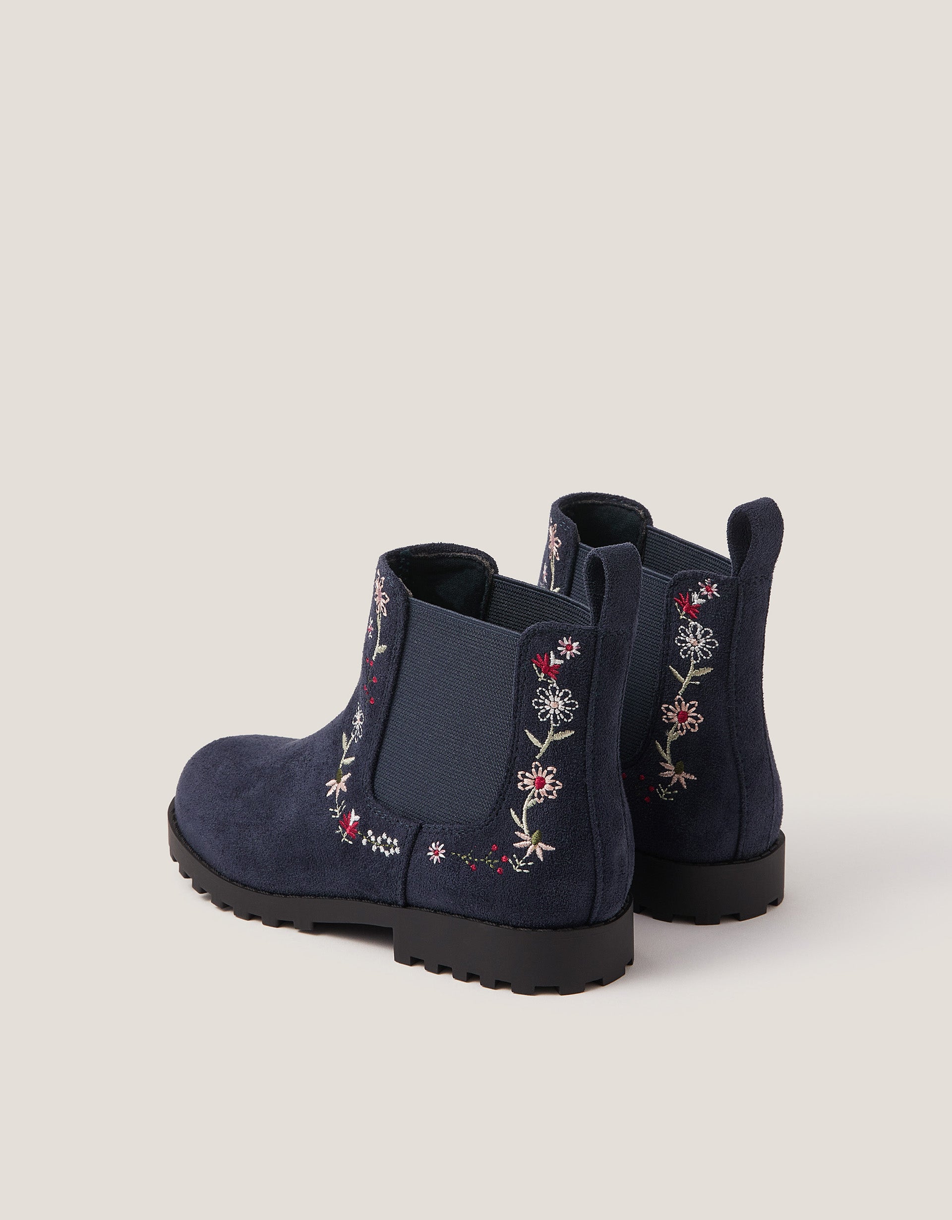CIZME - NAVY FLOWER EMB BOOT