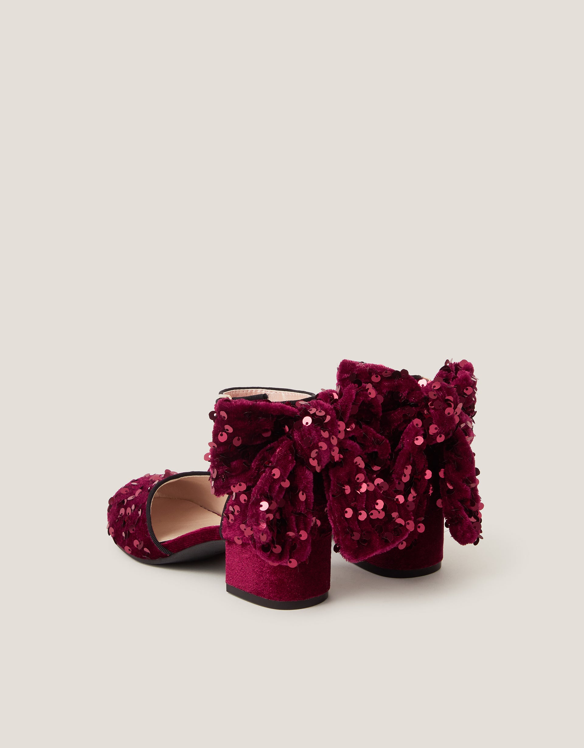 CIPELE - VELVET SEQUIN HEEL