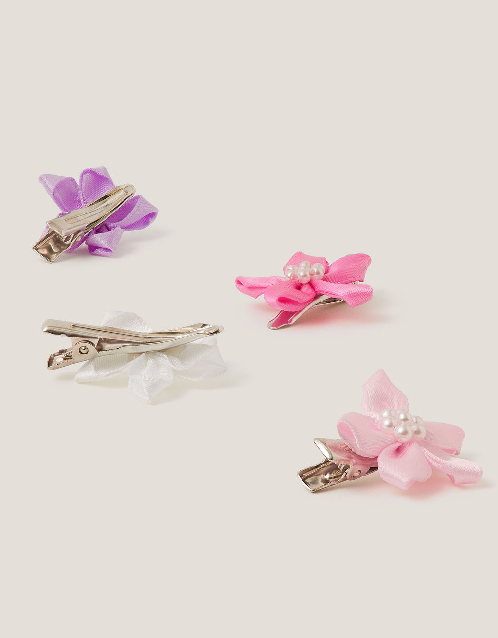 SET ŠNALA - 4PK MINI FLOWER CLIPS