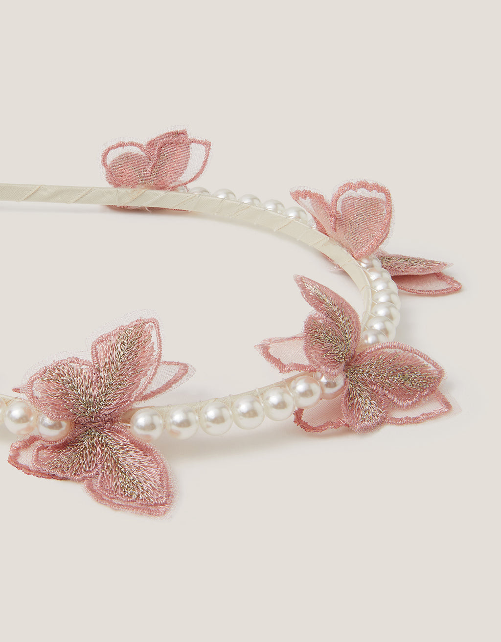 RAJF ZA KOSU - BUTTERFLY PEARL ALICEBAND