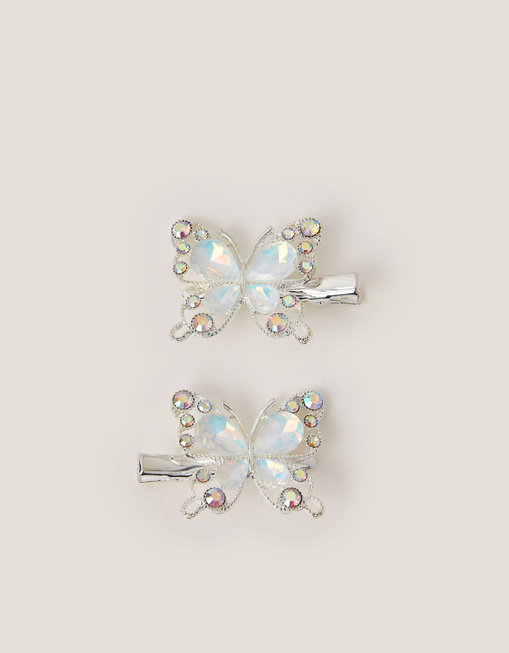 SET ŠNALA ZA KOSU - 2PK BUTTERFLY JEWEL CLIPS
