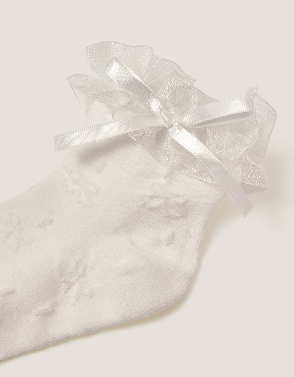 ČARAPE - GIRLS BOW FRILL SOCK