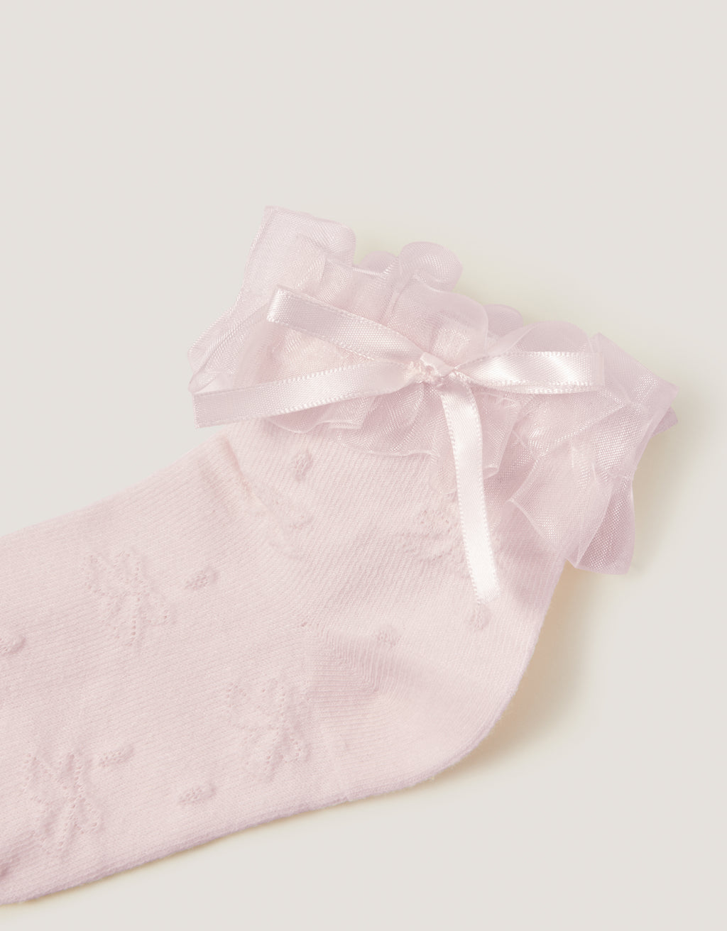 CARAPE - GIRLS BOW FRILL SOCK