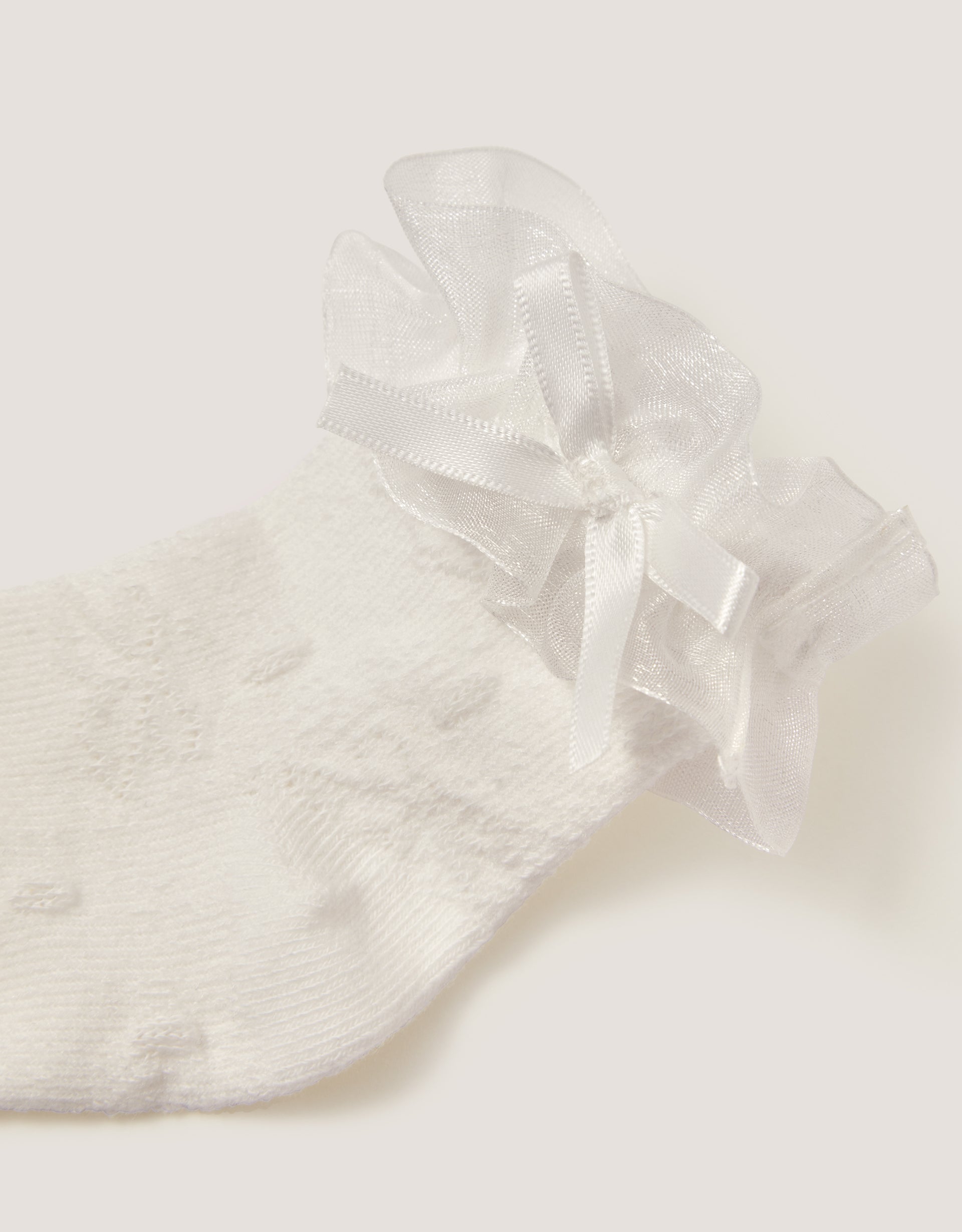 ČARAPE - BABY BOW FRILL SOCK