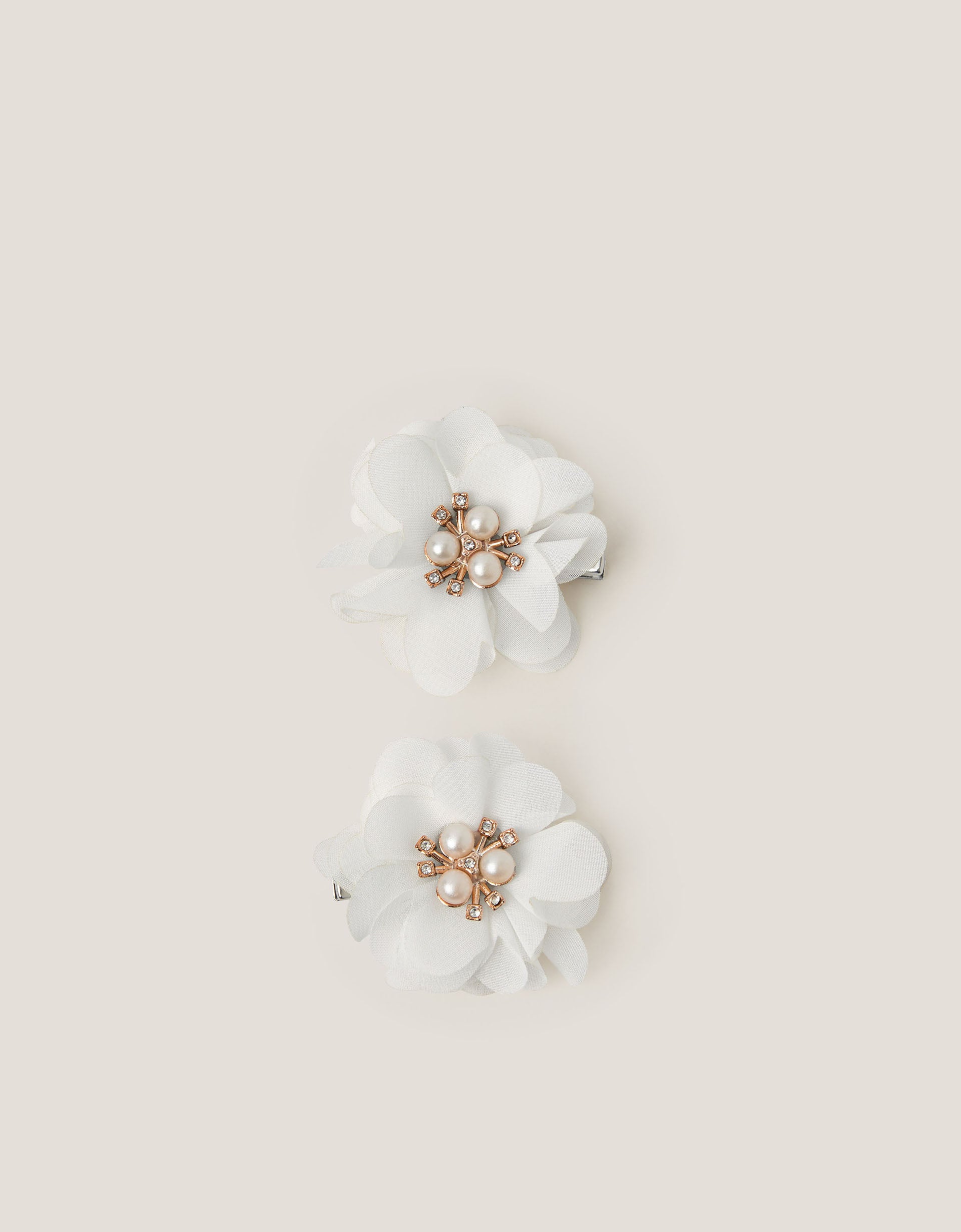 SET ŠNALA ZA KOSU - 2PK POM FLOWER CLIPS