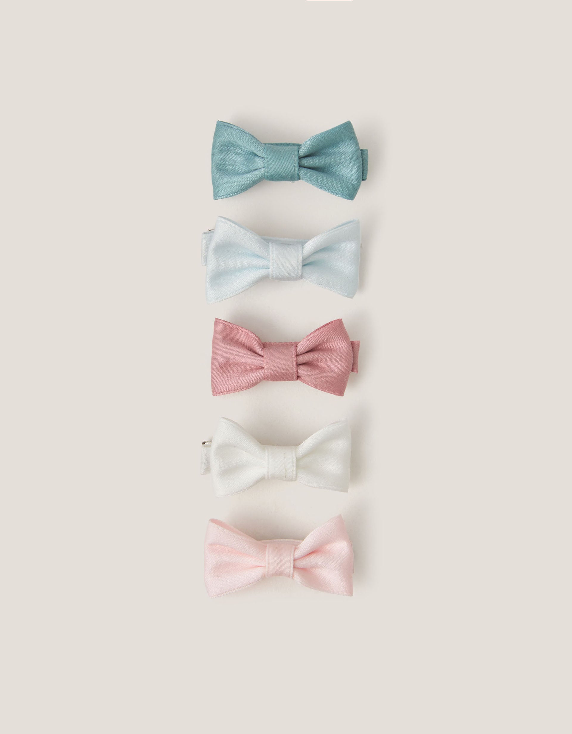 SET ŠNALA ZA KOSU - 5PK MINI BALLET BOWS CLIP