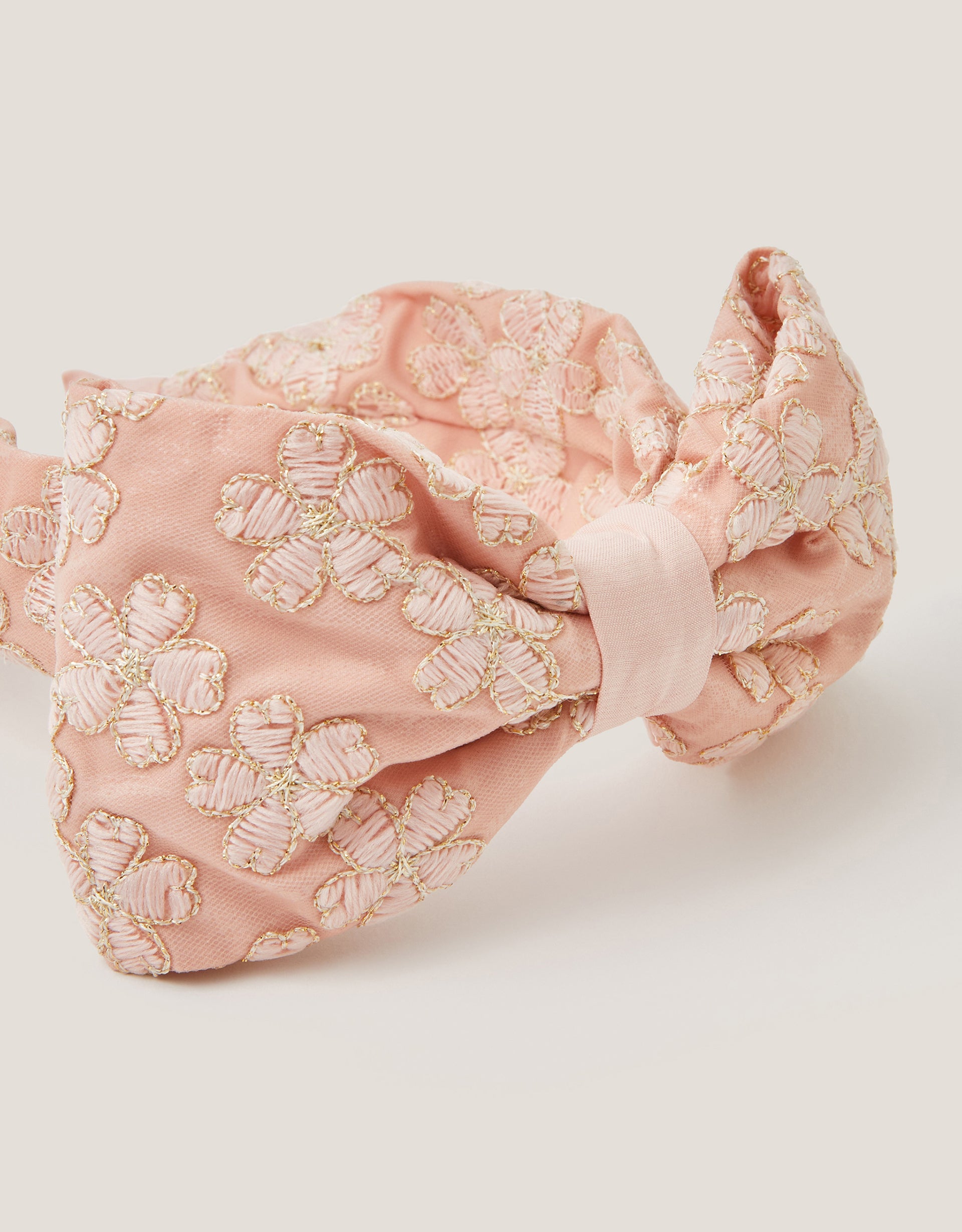 TRAKA ZA KOSU - SARA SATIN EMB BOW ABAND