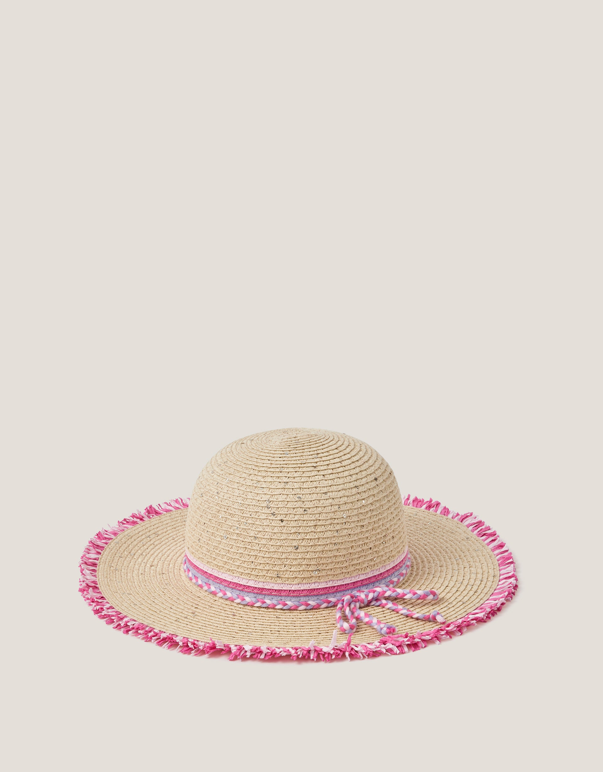 ŠEŠIR - PINK TRIM SPARKLE HAT