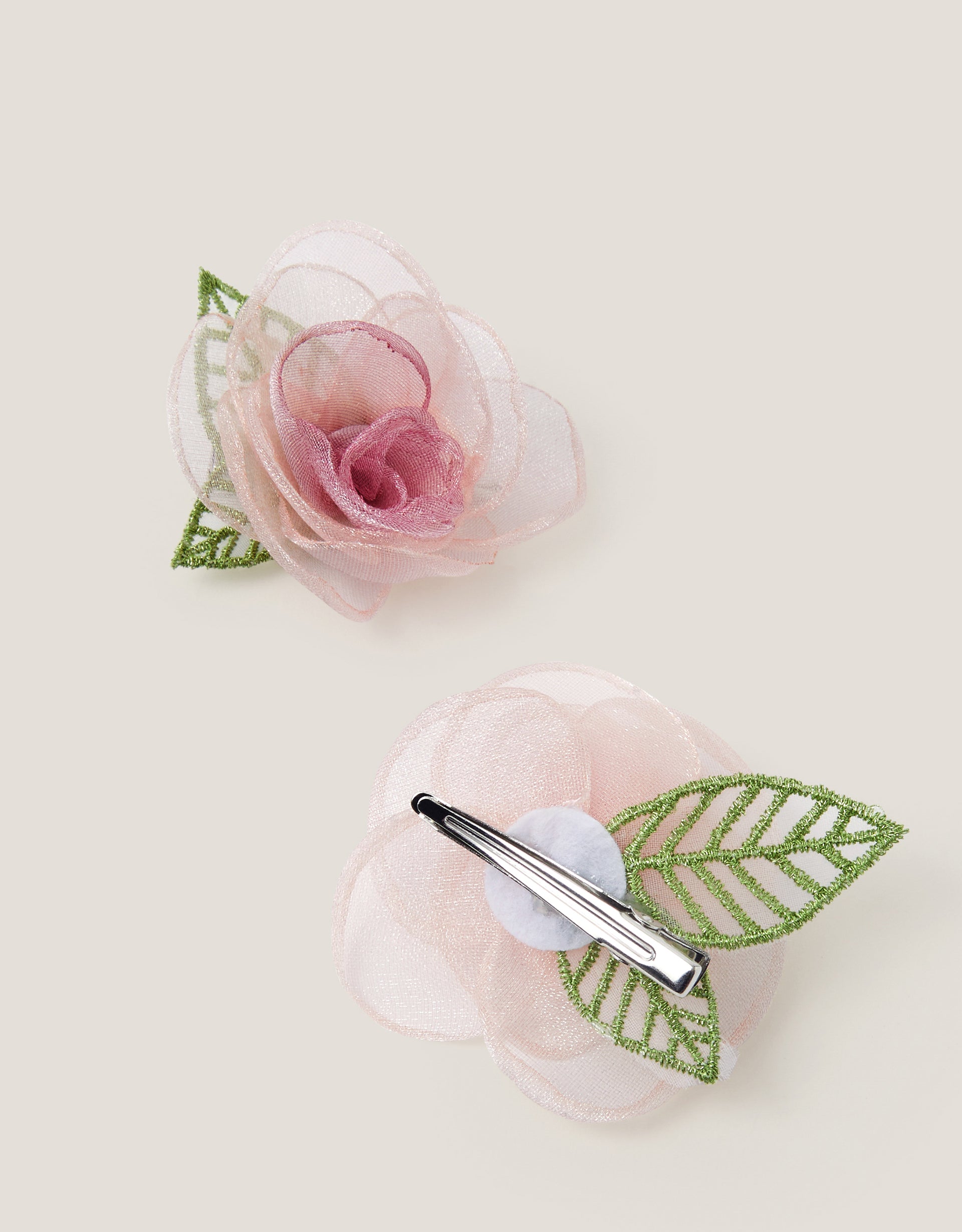 SET ŠNALA ZA KOSU - 2PK 2 TONE FLOWER CLIPS