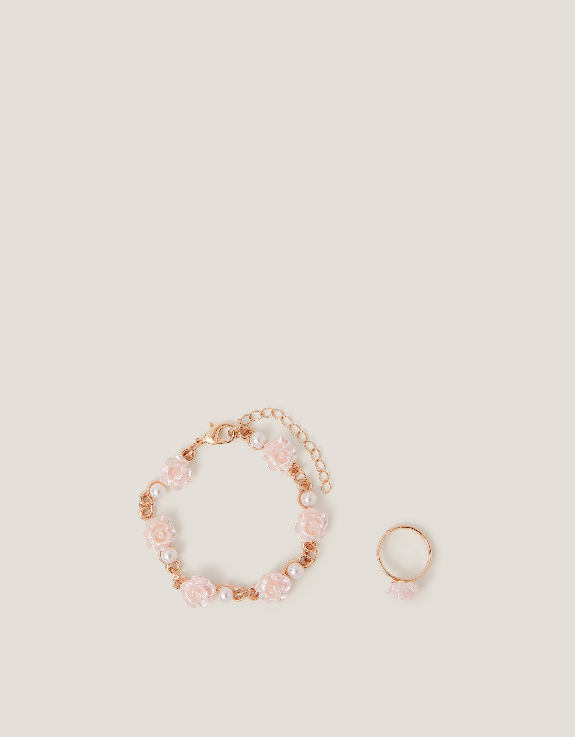 SET NARUKVICA I PRSTEN - ROSE BRACELET RING SET
