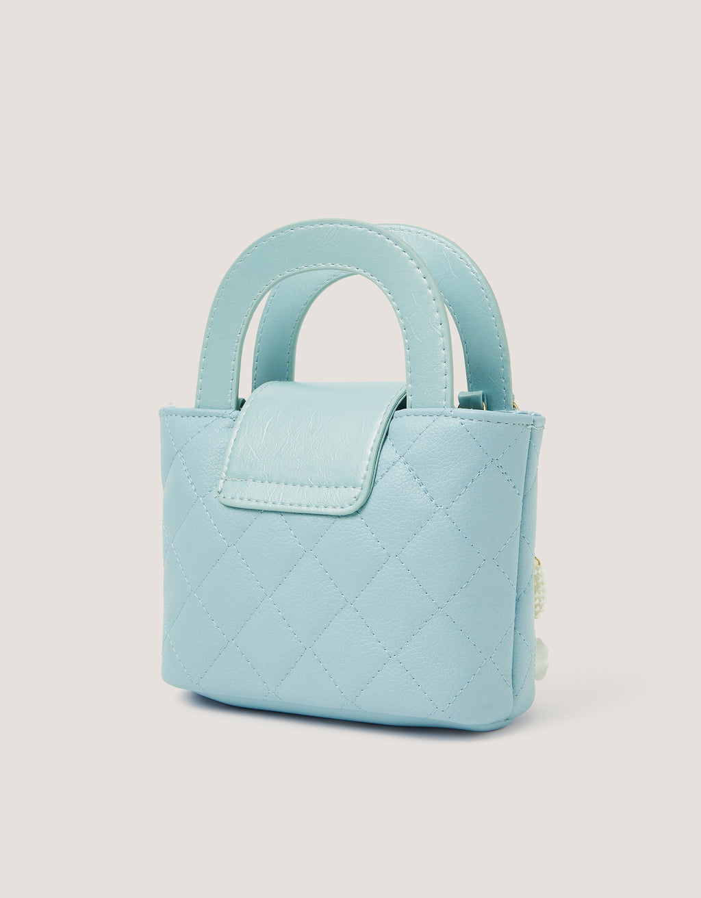 TORBA - QUILTED PEARL CHARM BAG