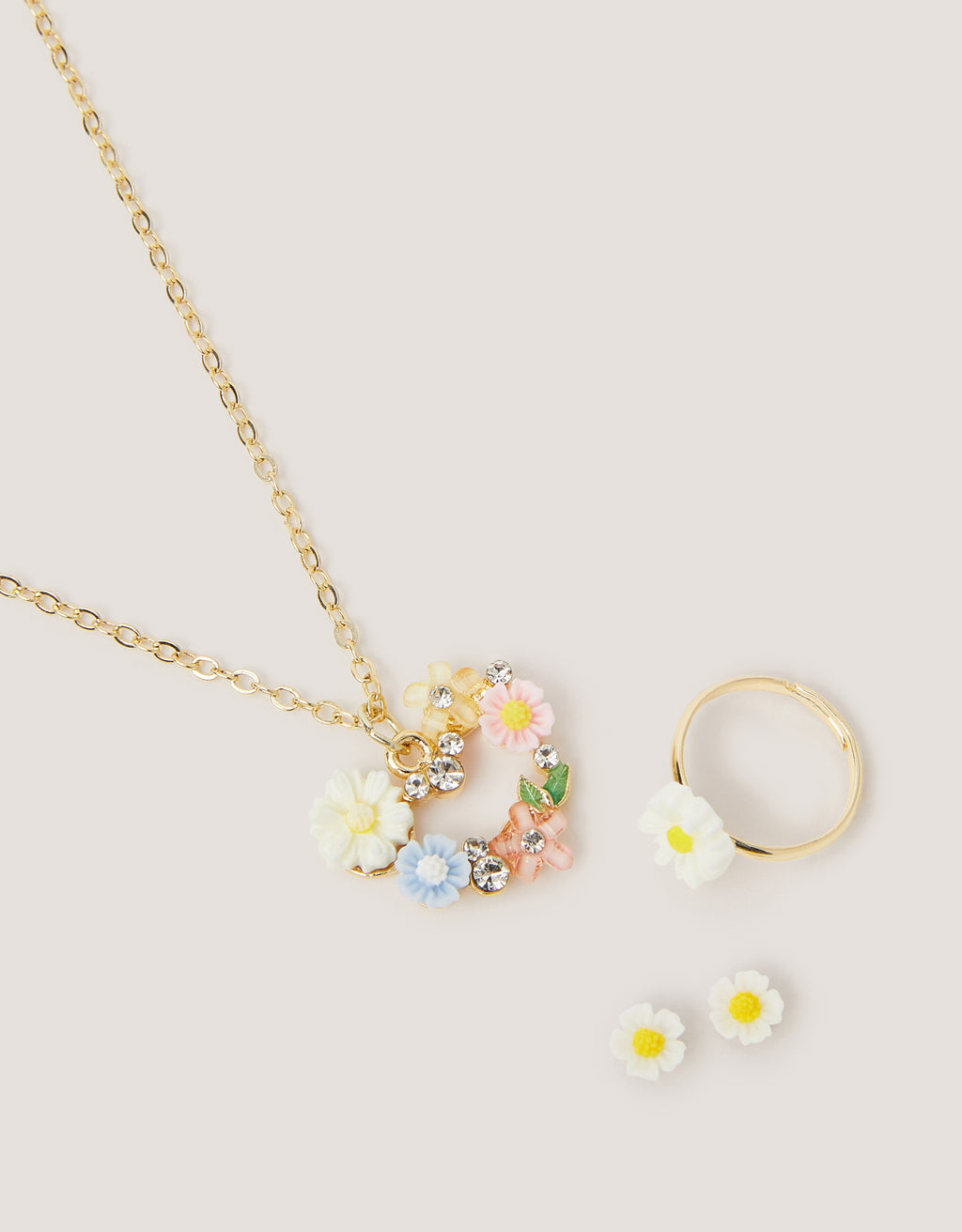 SET NAKITA - FLORAL HEART JWL SET