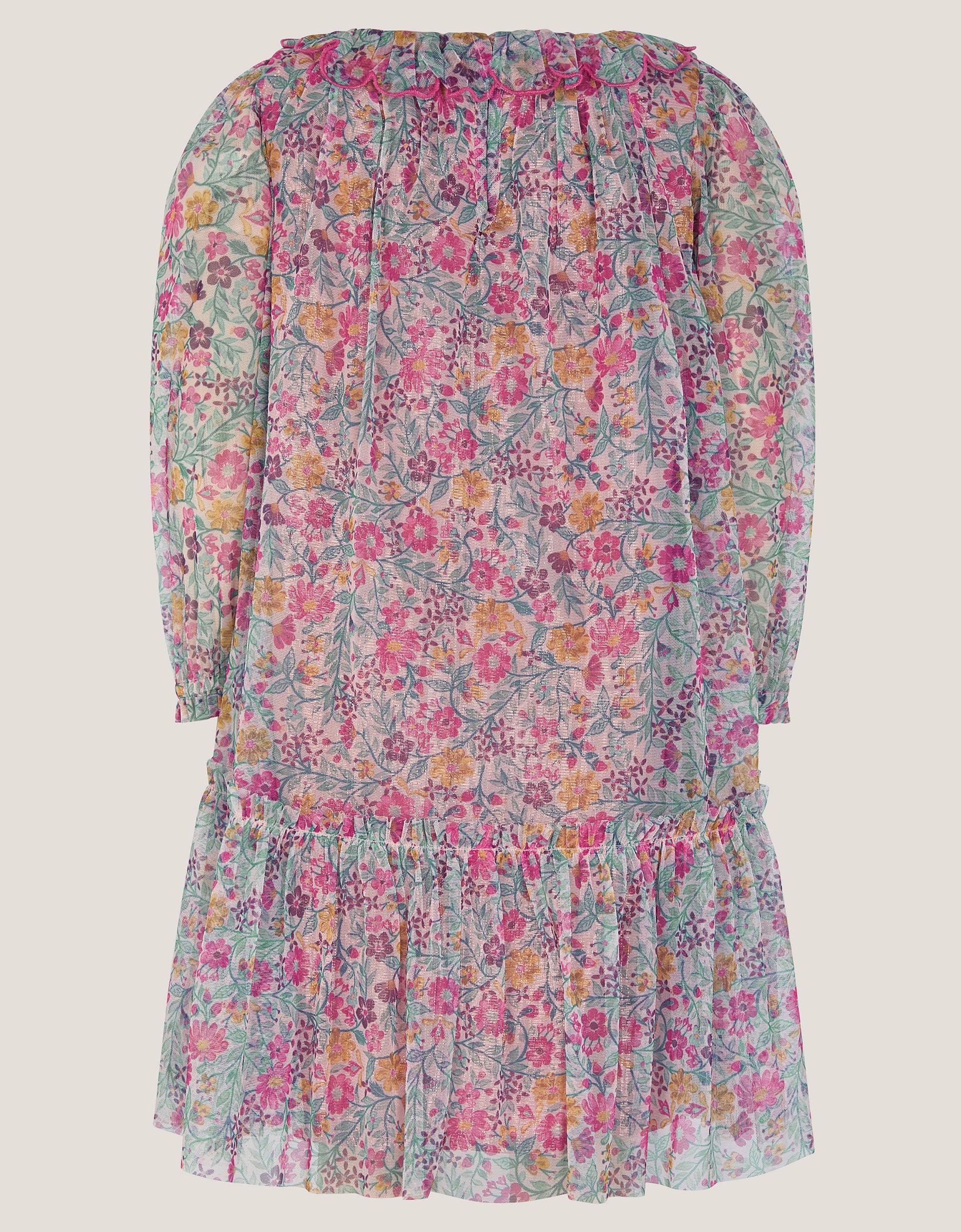 HALJINA - BOUTIQUE FLRAL MESH DRESS